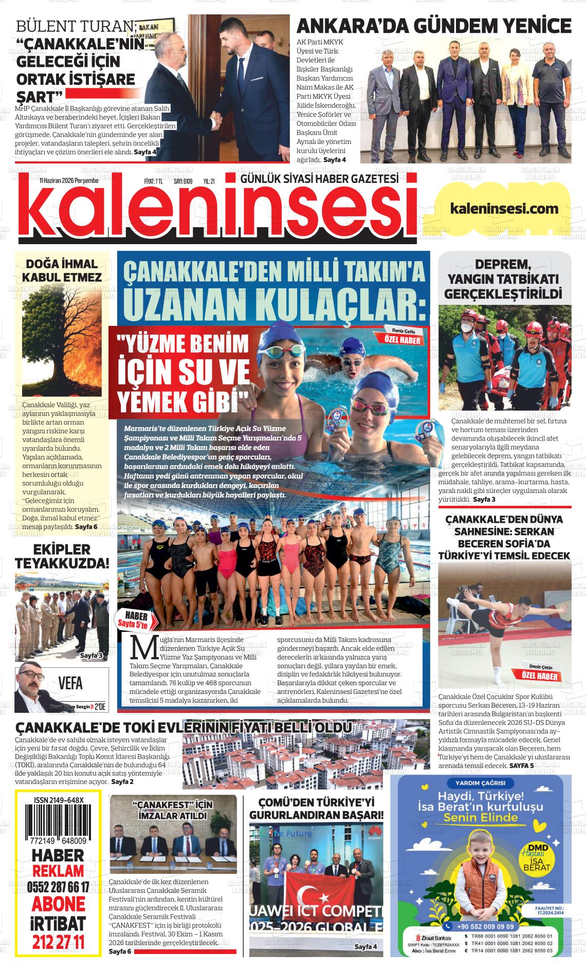 Canakkale Kaleninsesi 11.06.2026