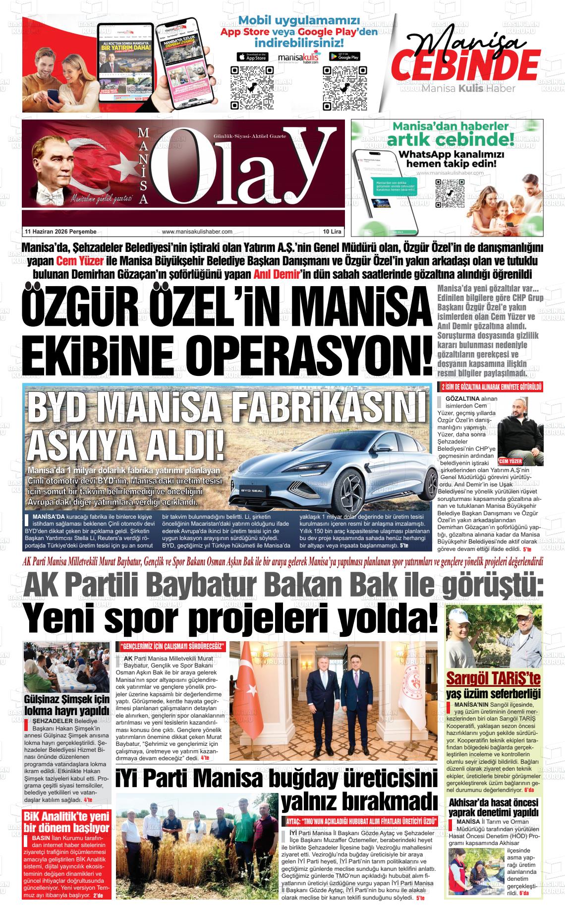 Manisa Olay 11.06.2026