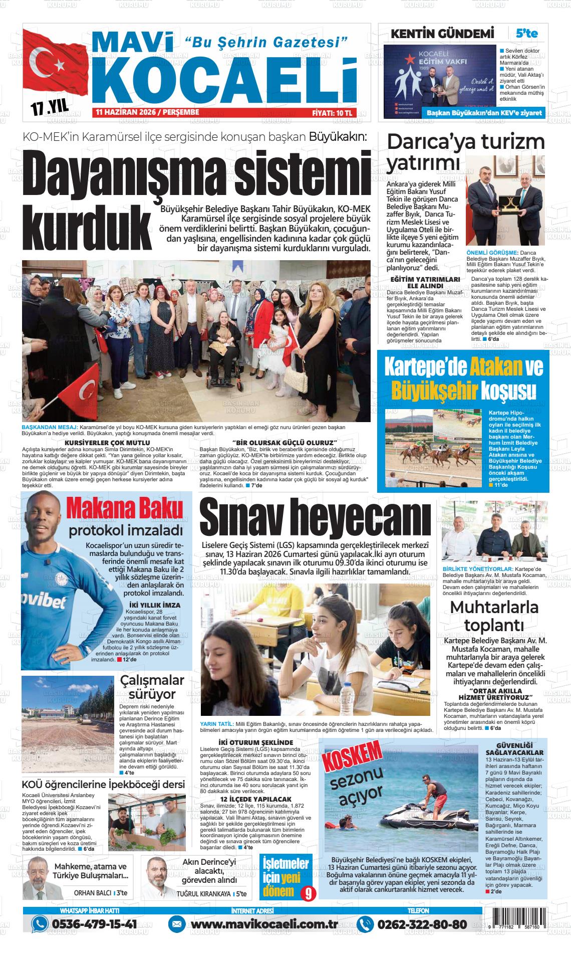 Kocaeli Mavi 11.06.2026