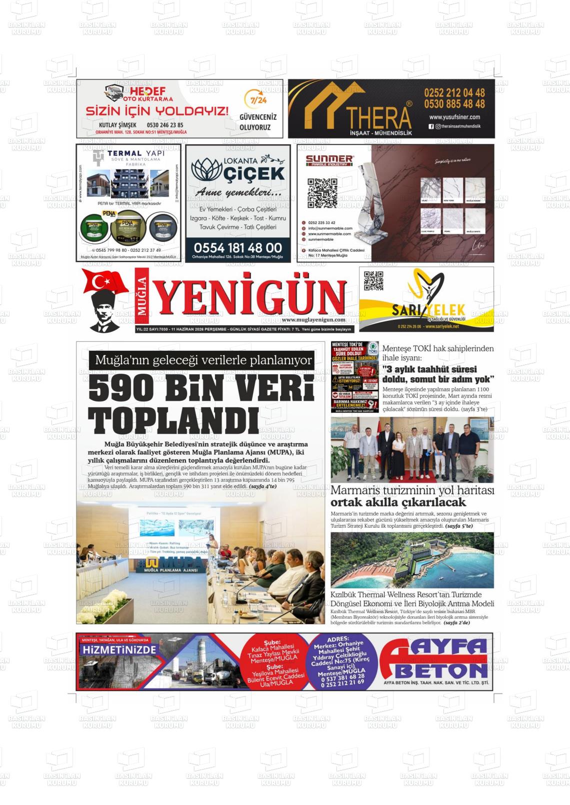 Mugla Yenigun 11.06.2026