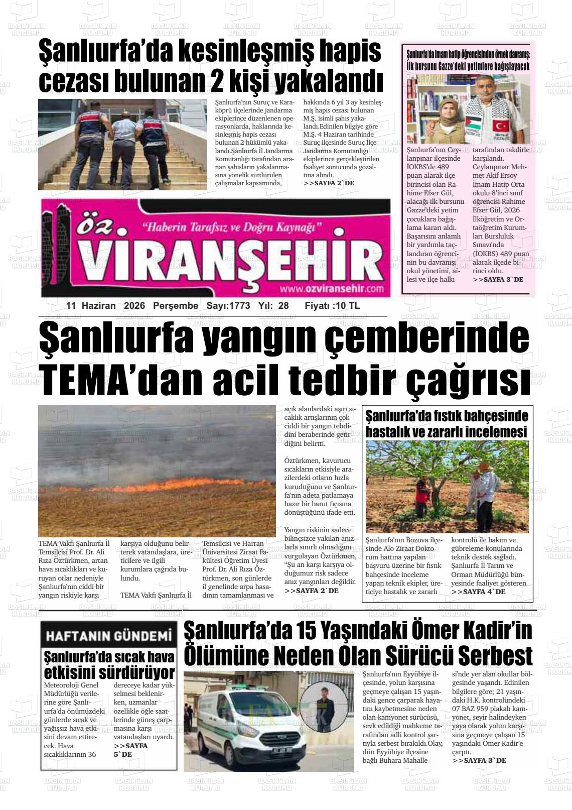 Sanliurfa Ozviransehir 11.06.2026