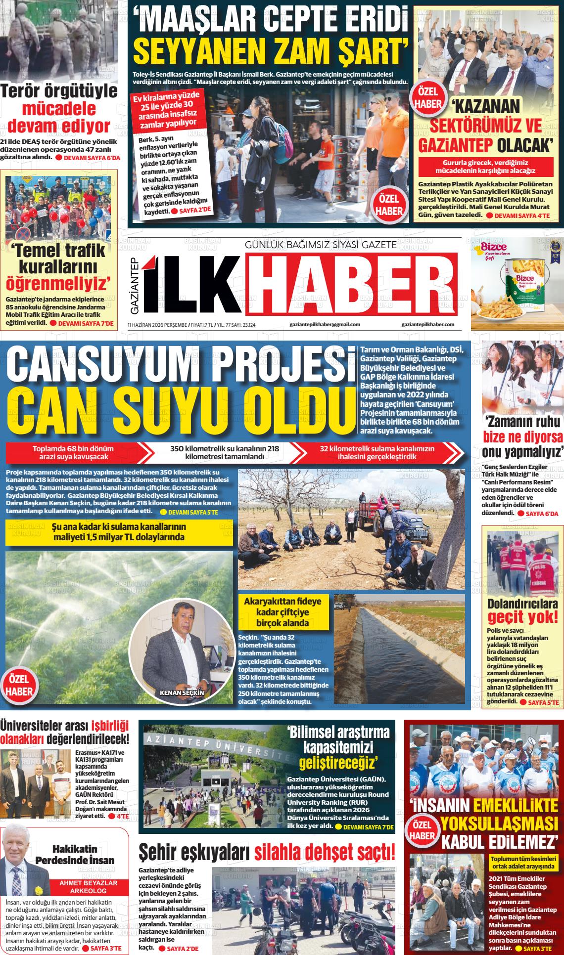 Sabah(gaziantep) 11.06.2026