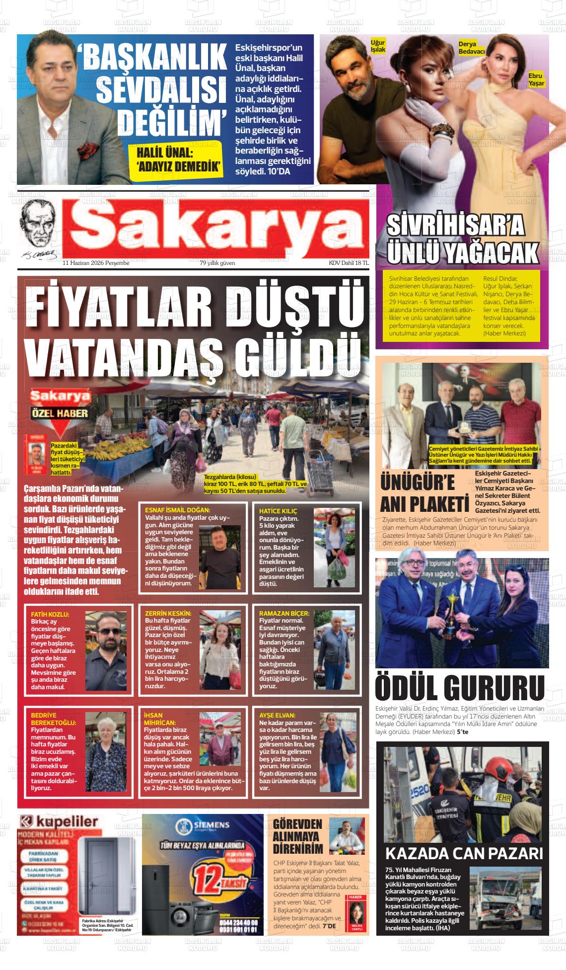Eskisehir Sakarya 11.06.2026
