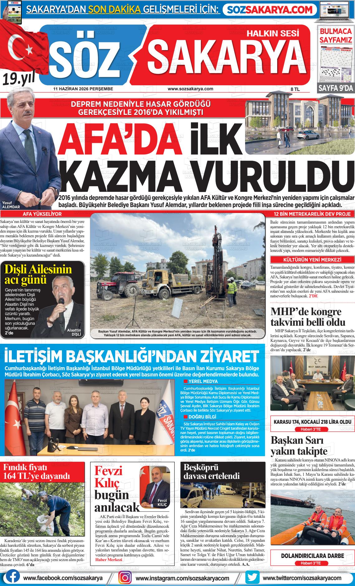 Sakarya Halk 11.06.2026