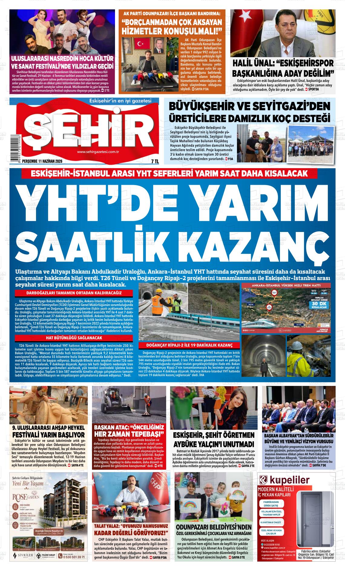 Eskisehir Sehir 11.06.2026