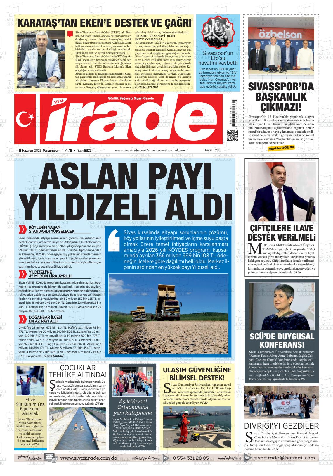 Sivas Irade 11.06.2026