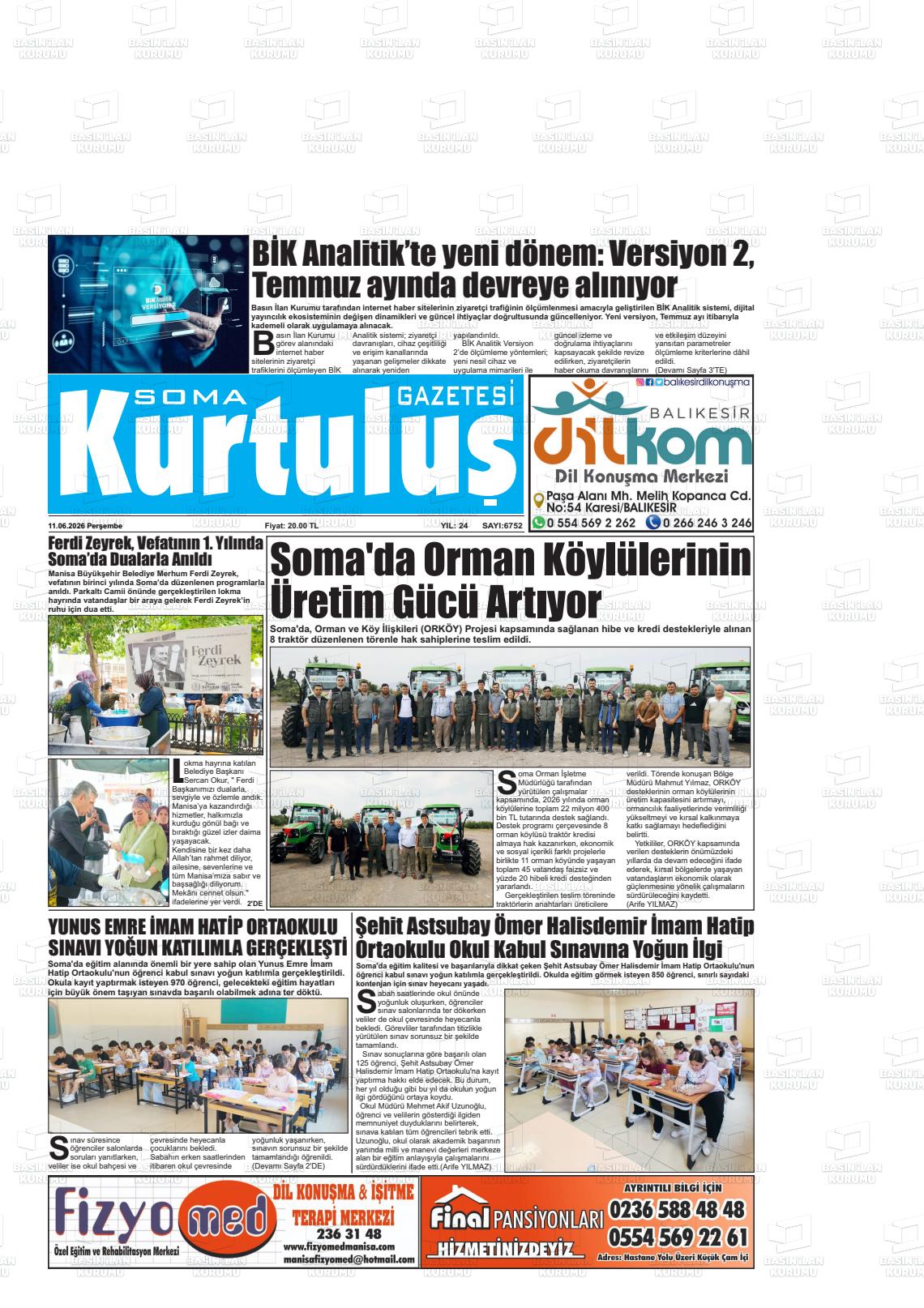 Manisa Somagundem 11.06.2026