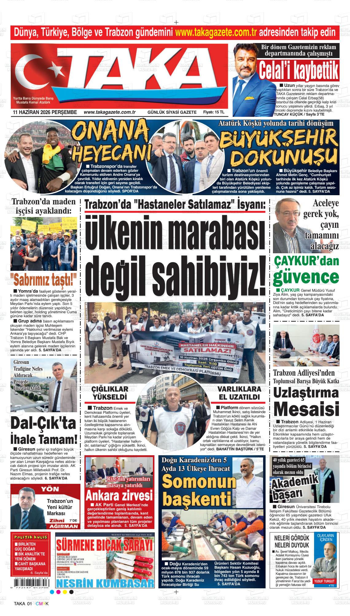 Trabzon Taka 11.06.2026