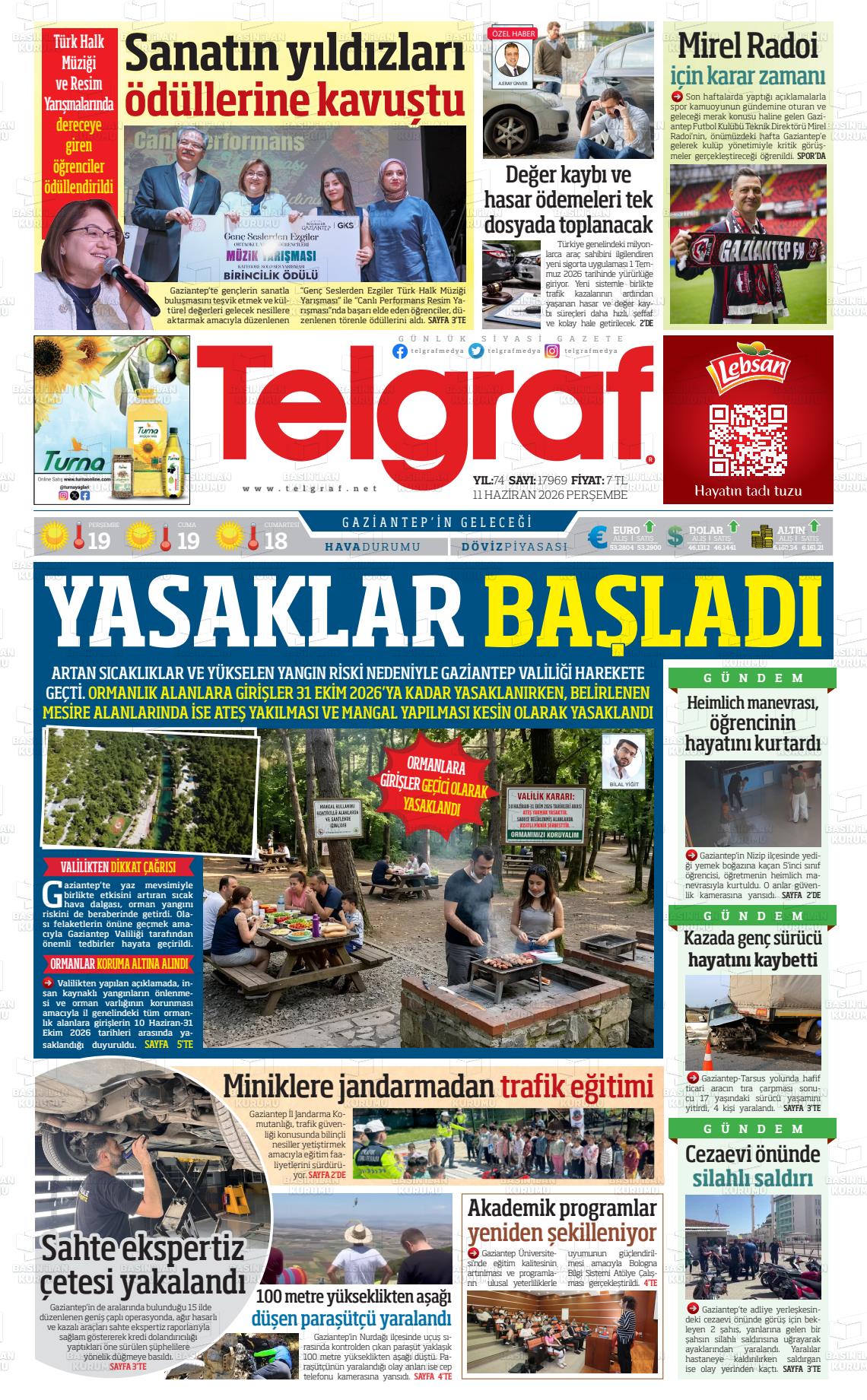 Gaziantep Telgraf 11.06.2026