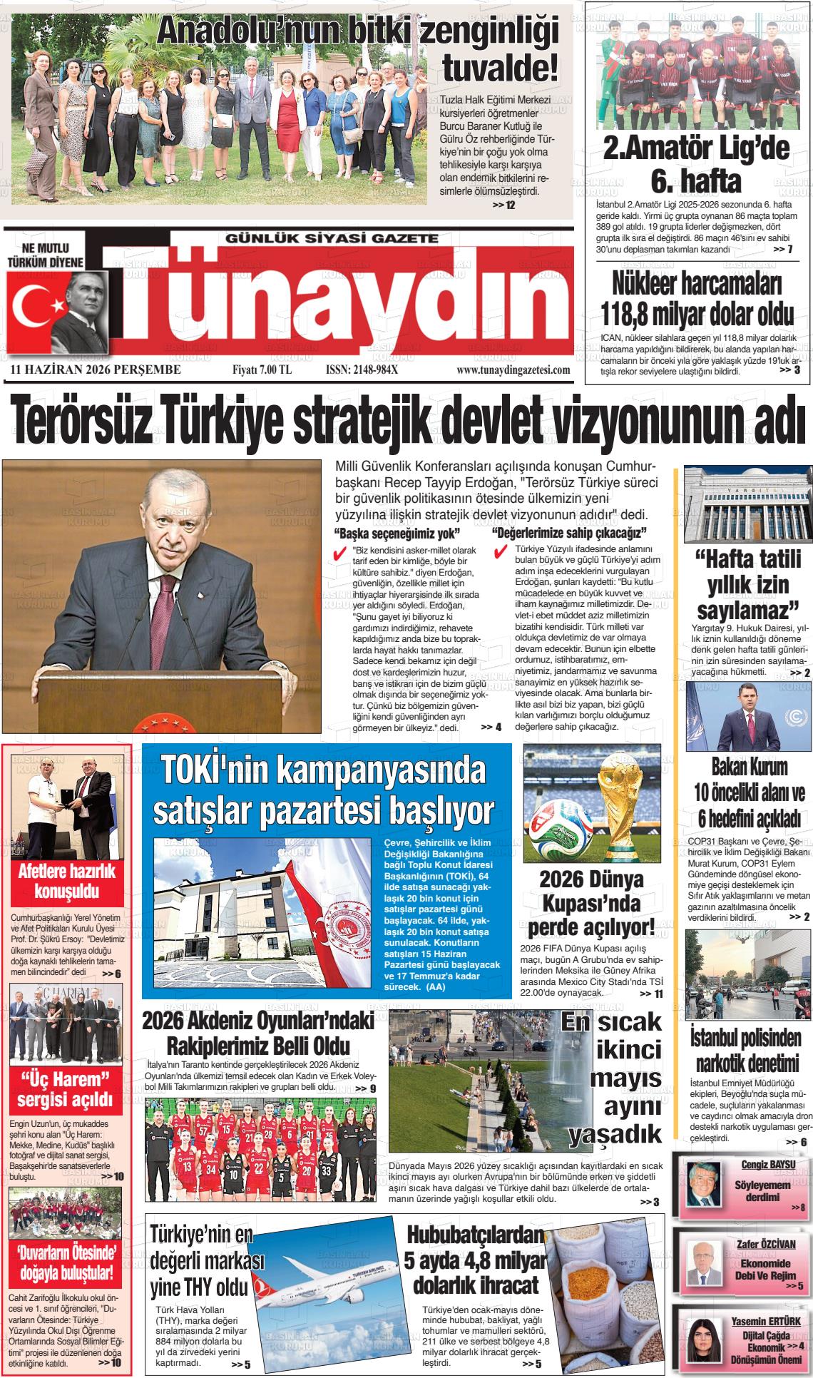 Istanbul Tunaydin 11.06.2026