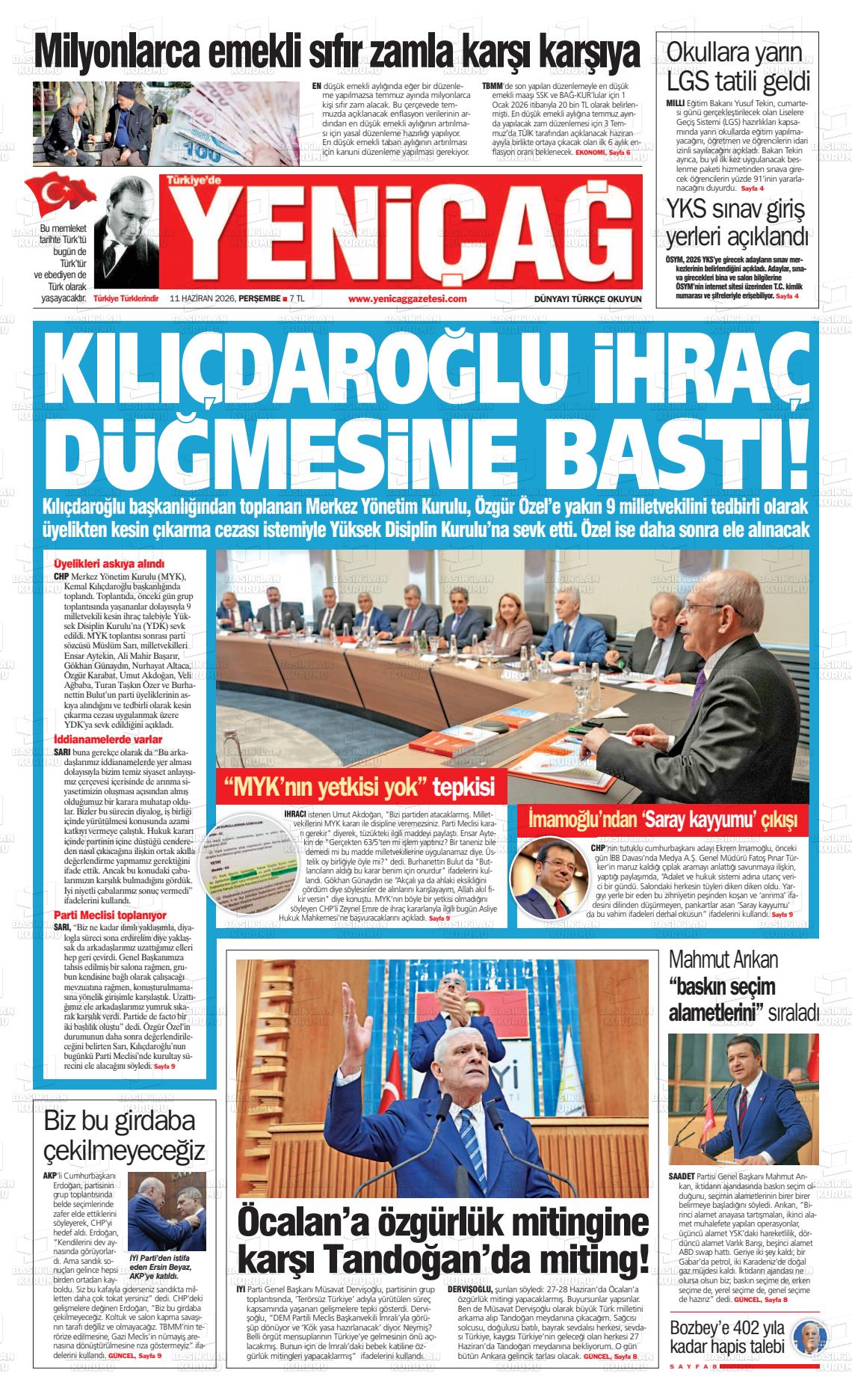 Istanbul Turkiyedeyenicag 11.06.2026