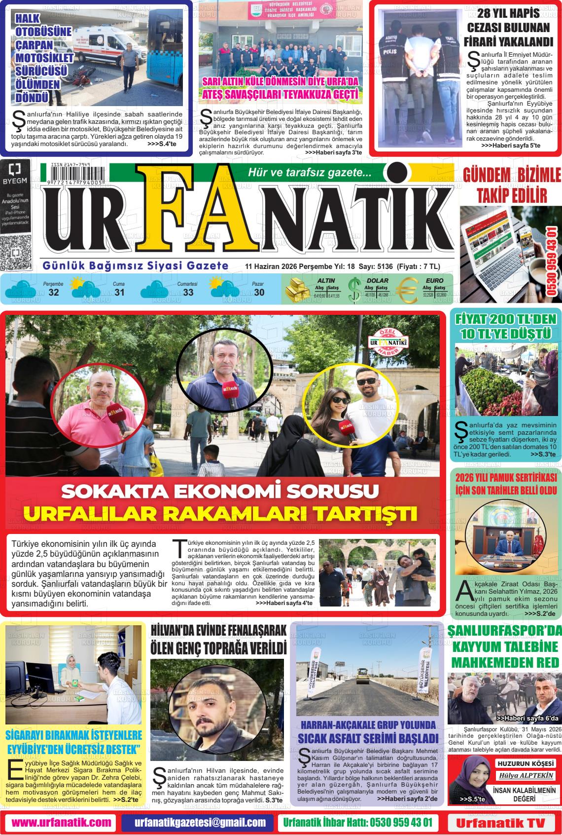 Sanliurfa Urfanatik 11.06.2026