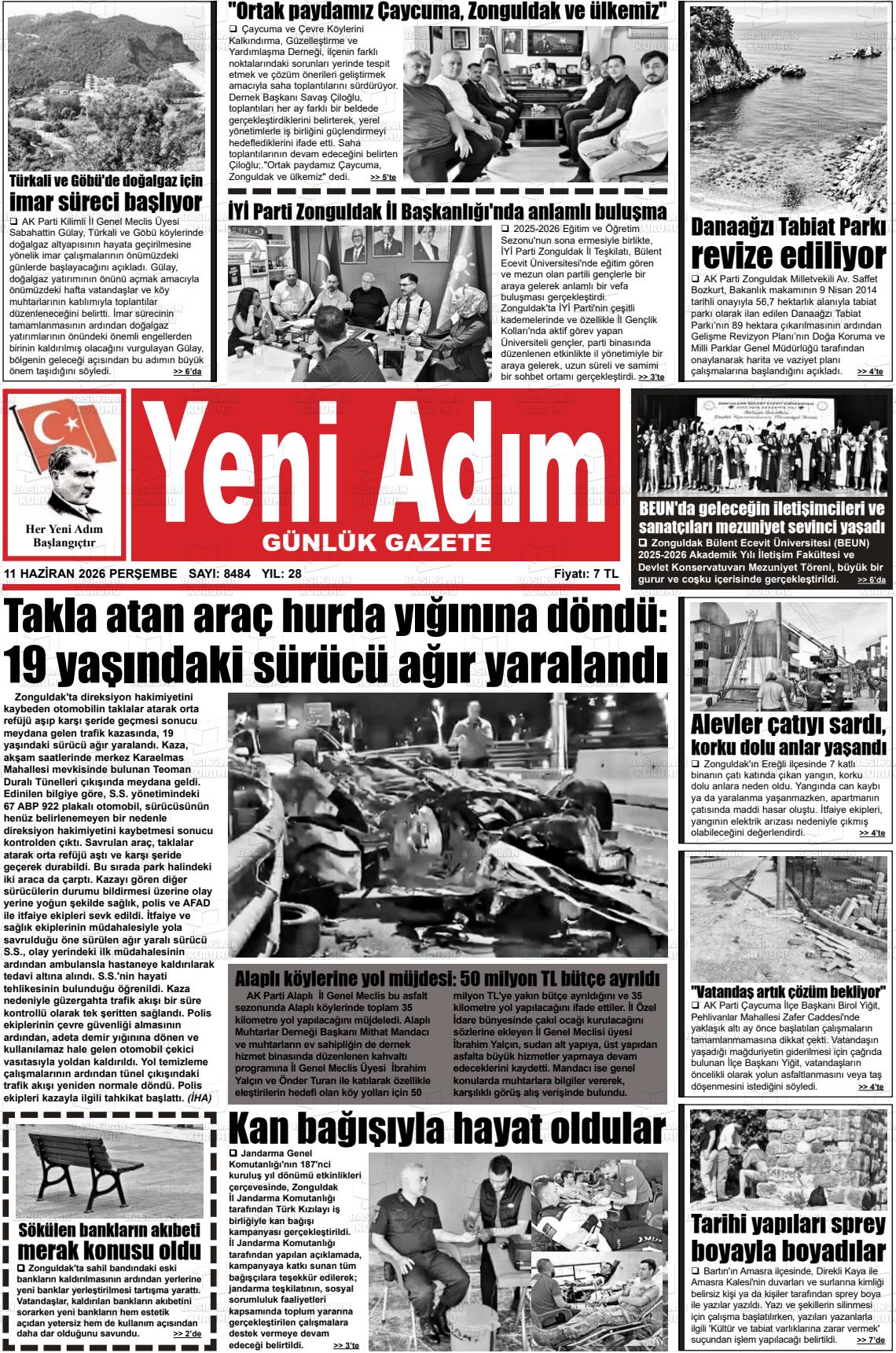 Zonguldak Yeniadim 11.06.2026