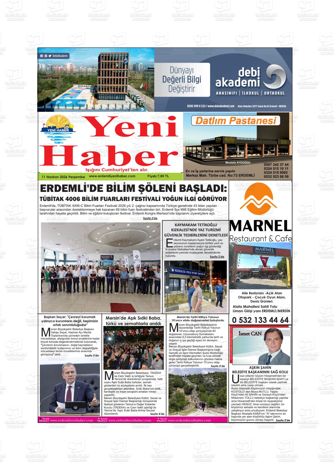 Konya Yenihaber 11.06.2026