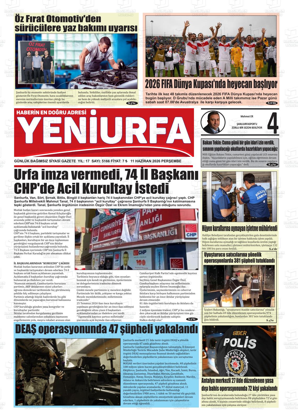 Sanliurfa Yeniurfa 11.06.2026