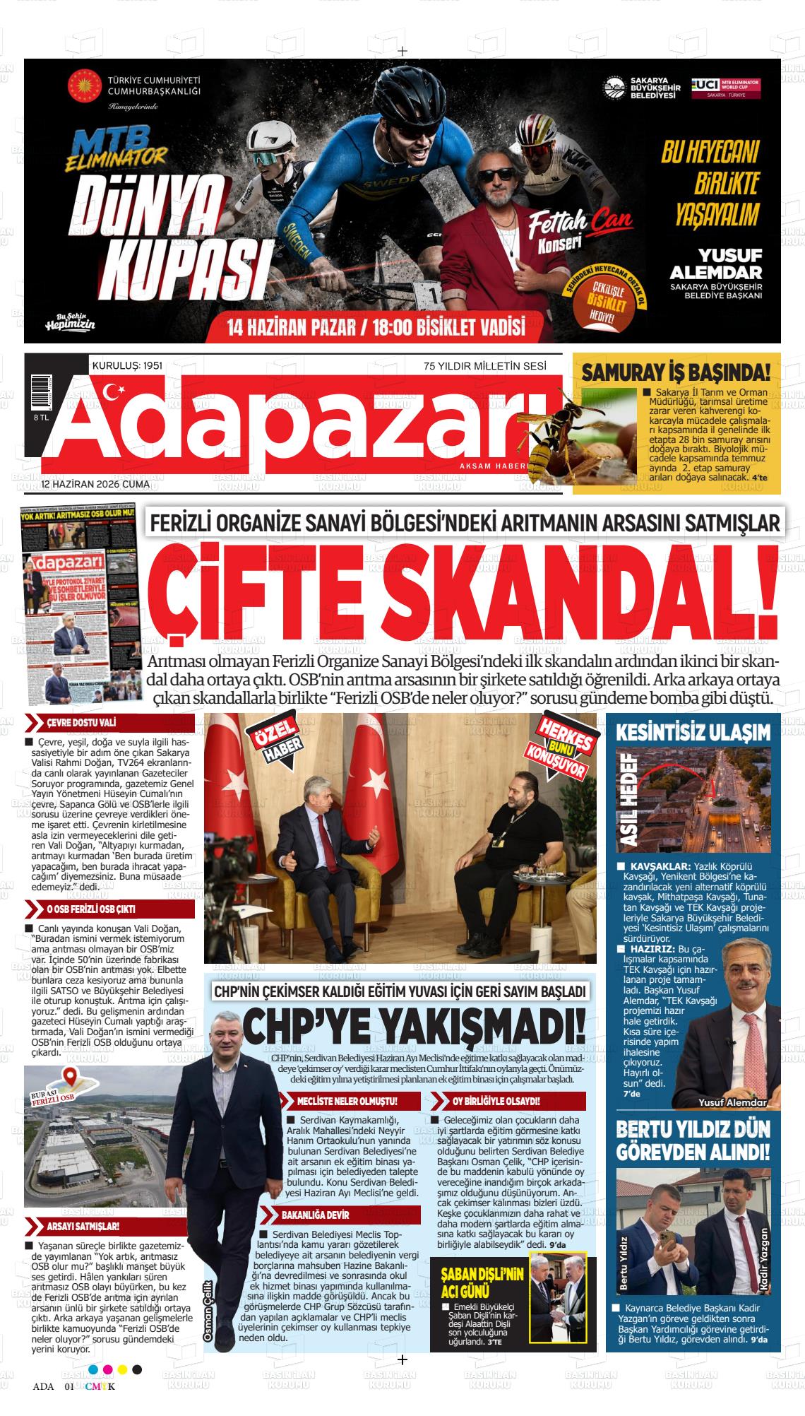 Sakarya Adapazariaksamhaberleri 12.06.2026