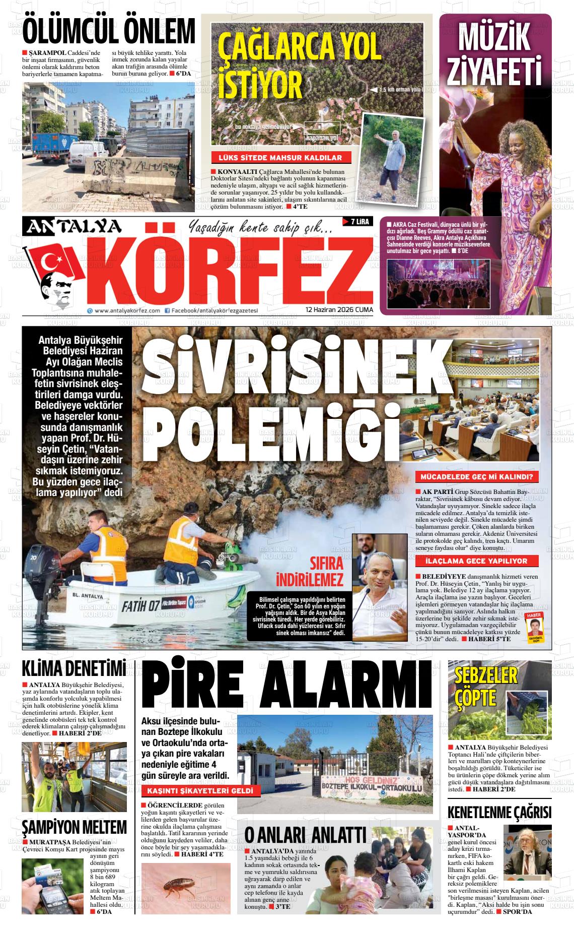 Antalya Korfez 12.06.2026