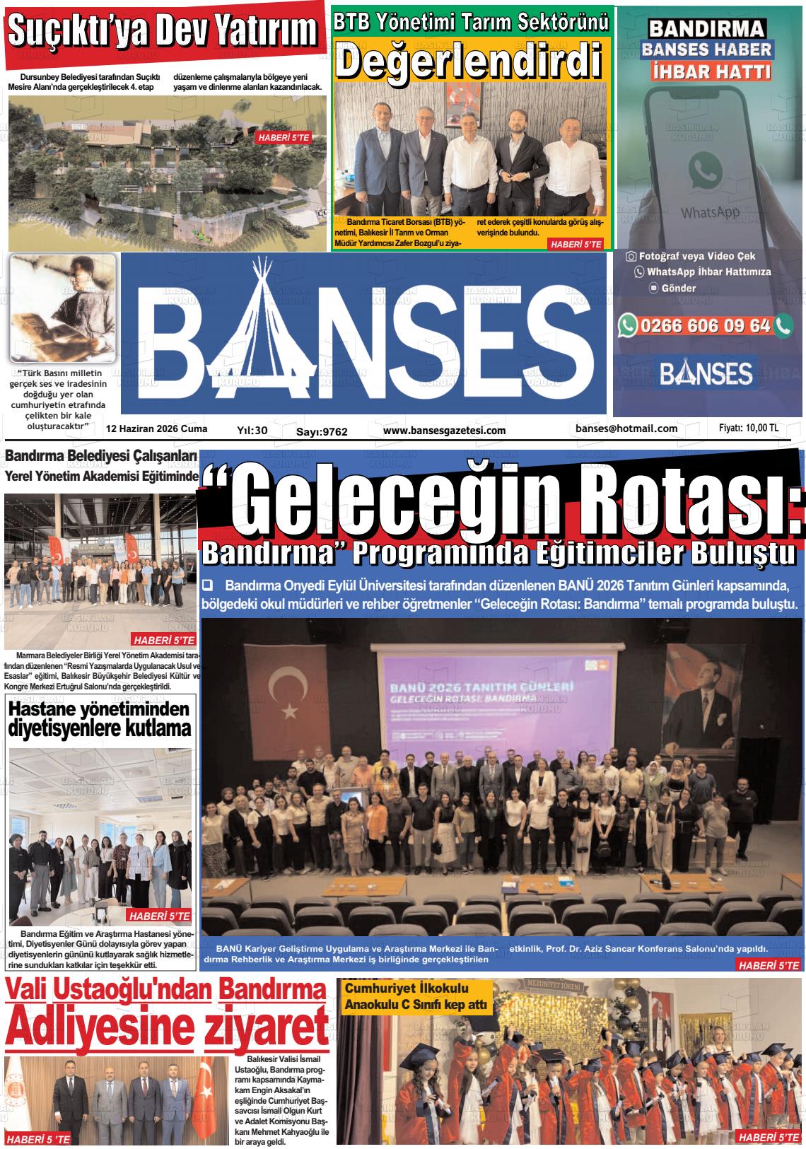 Balikesir Banses 12.06.2026