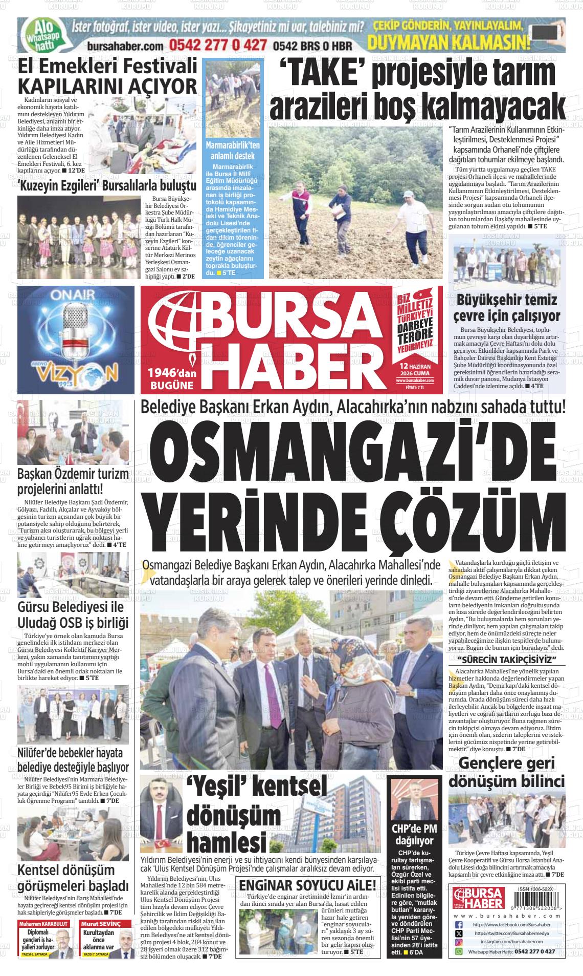 Bursa Haber 12.06.2026