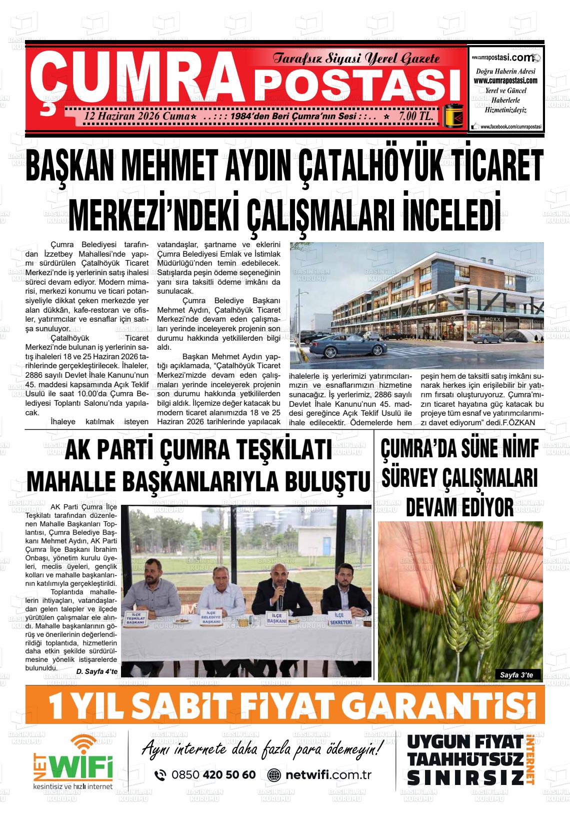 Konya Cumrapostasi 12.06.2026