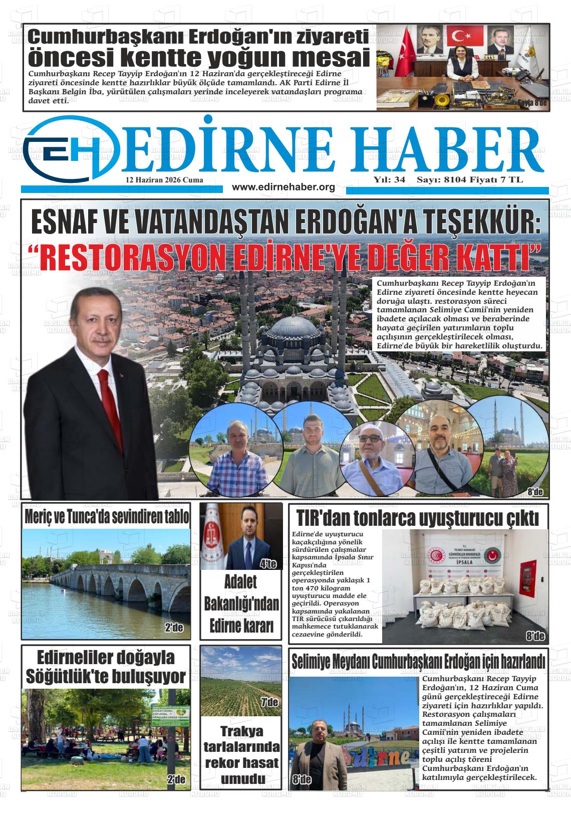 Edirne Haber 12.06.2026