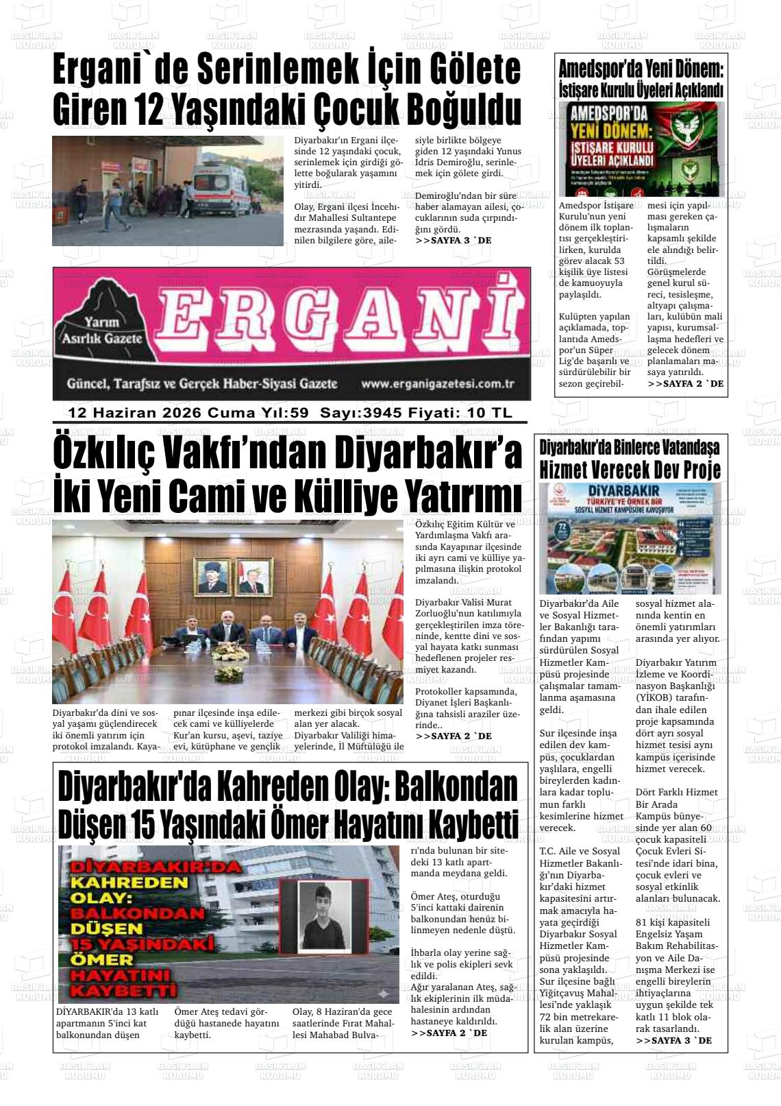Diyarbakir Ergani 12.06.2026