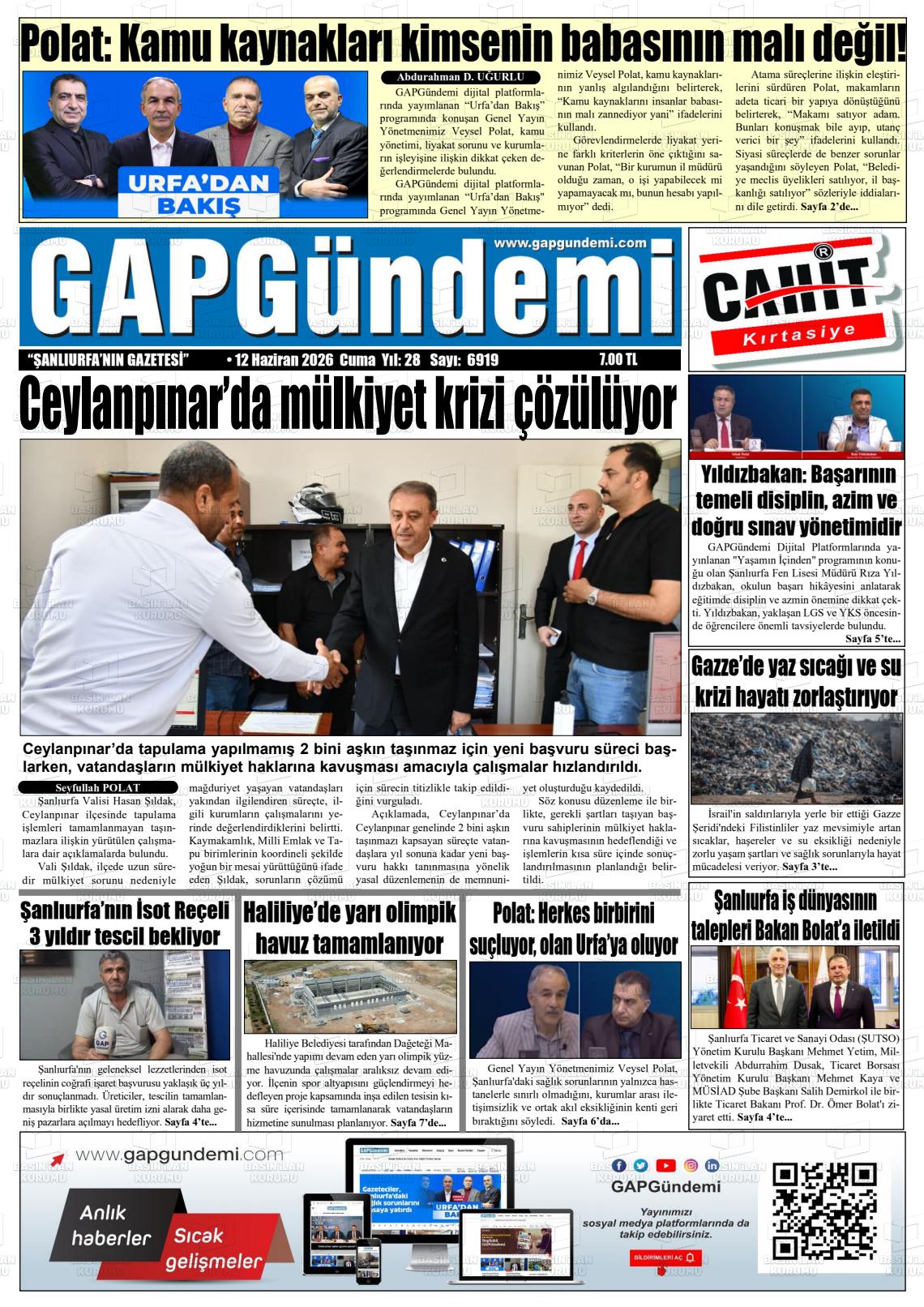 Sanliurfa Gapgundemi 12.06.2026