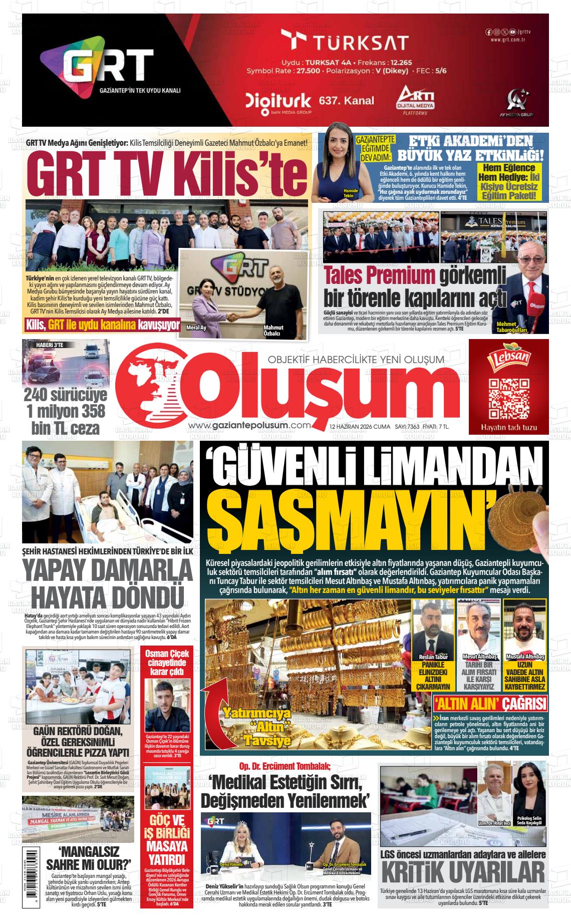 Gaziantep Olusum 12.06.2026