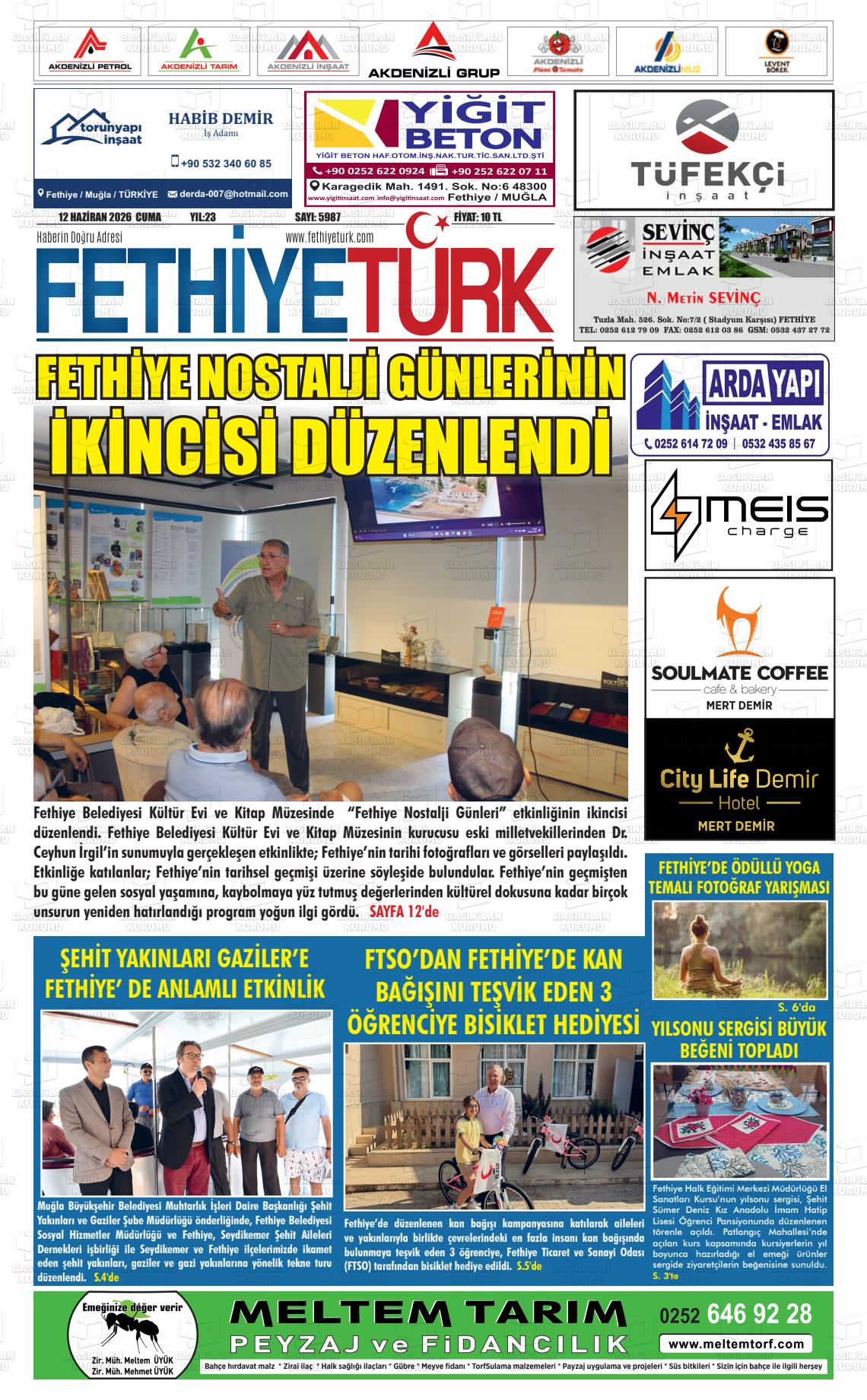 Mugla Gozdefethiye 12.06.2026