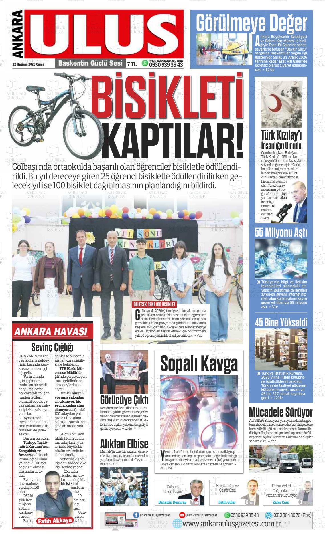 Ankara Habervaktim 12.06.2026