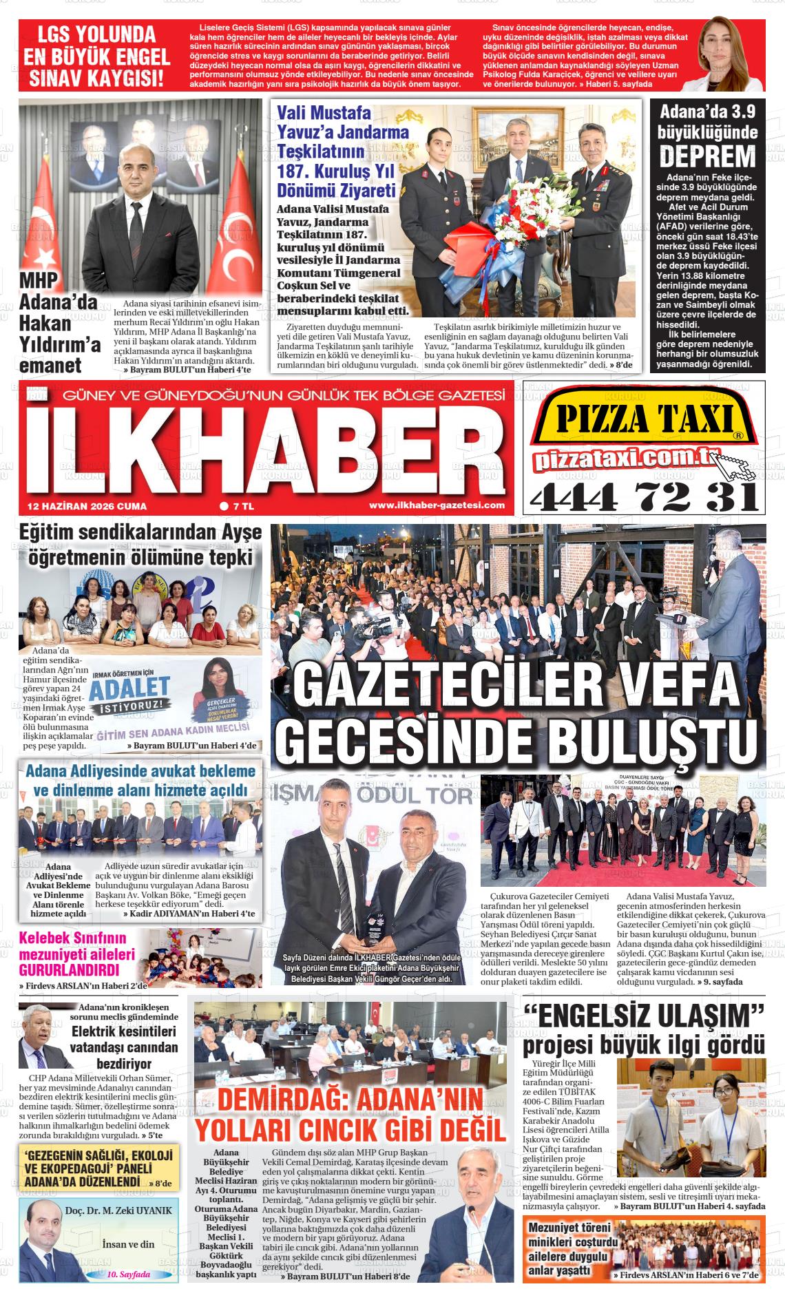 Adana Ilkhaber 12.06.2026