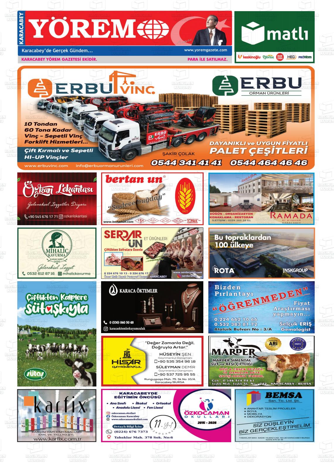 Bursa Karacabeyyorem 12.06.2026