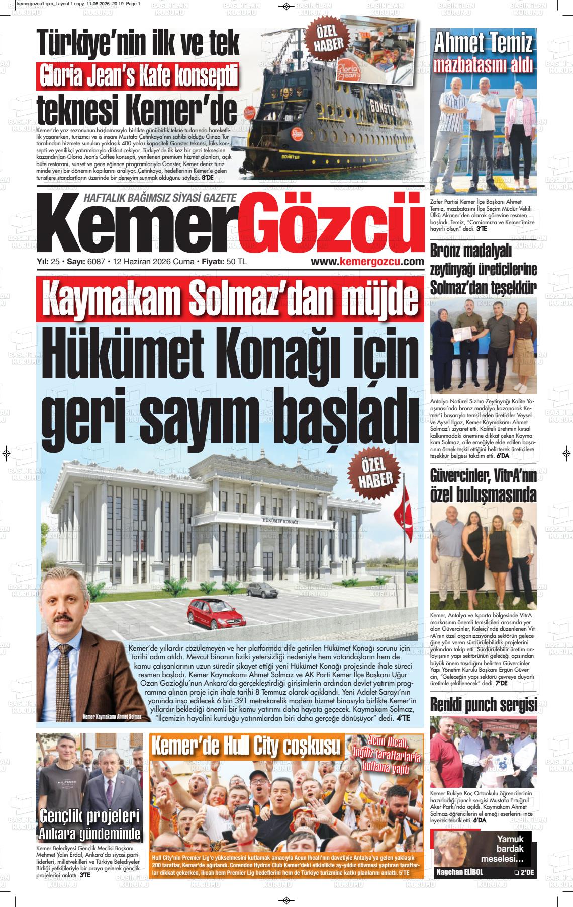 Antalya Kemergozcu 12.06.2026