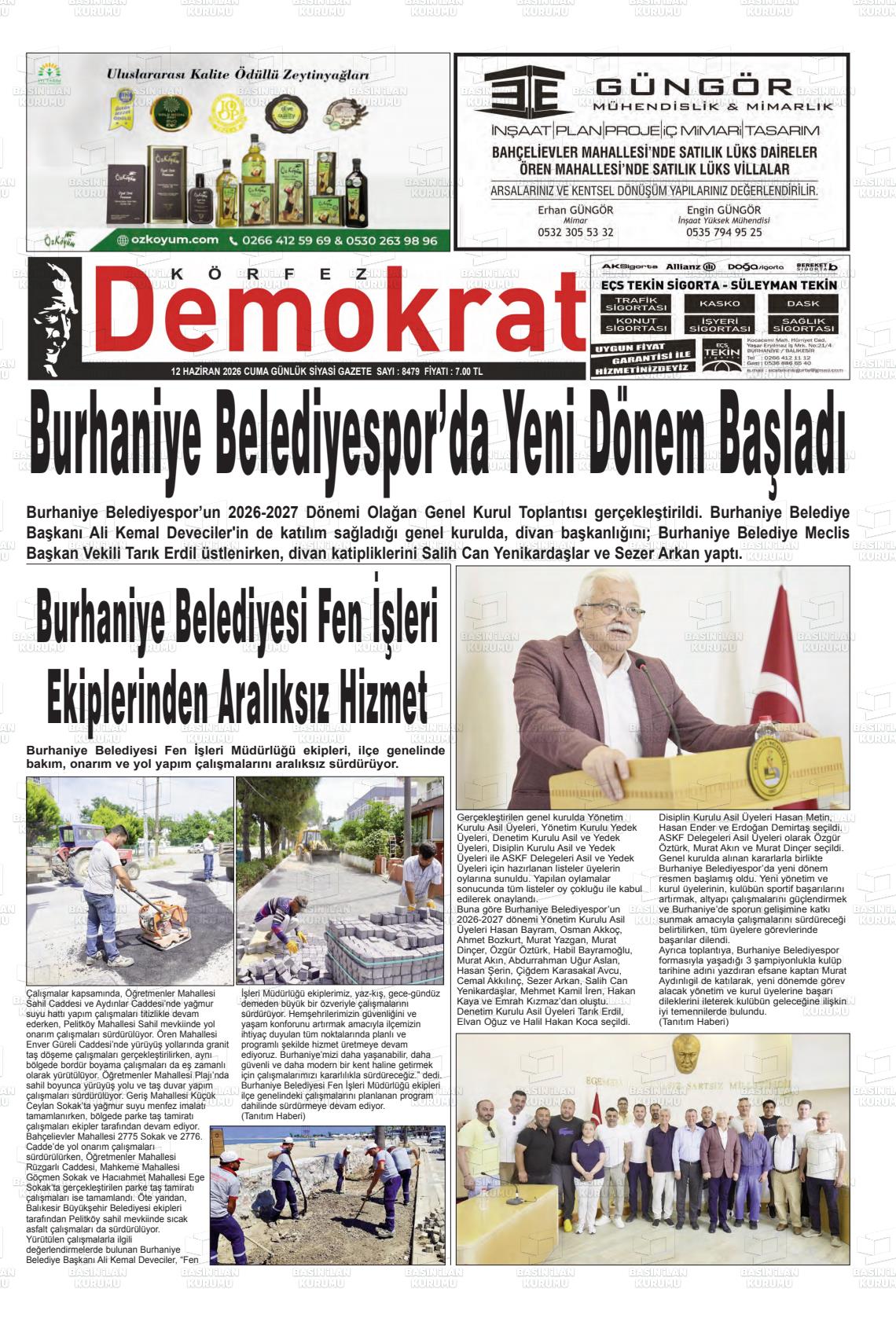 Balikesir Korfezdemokrat 12.06.2026