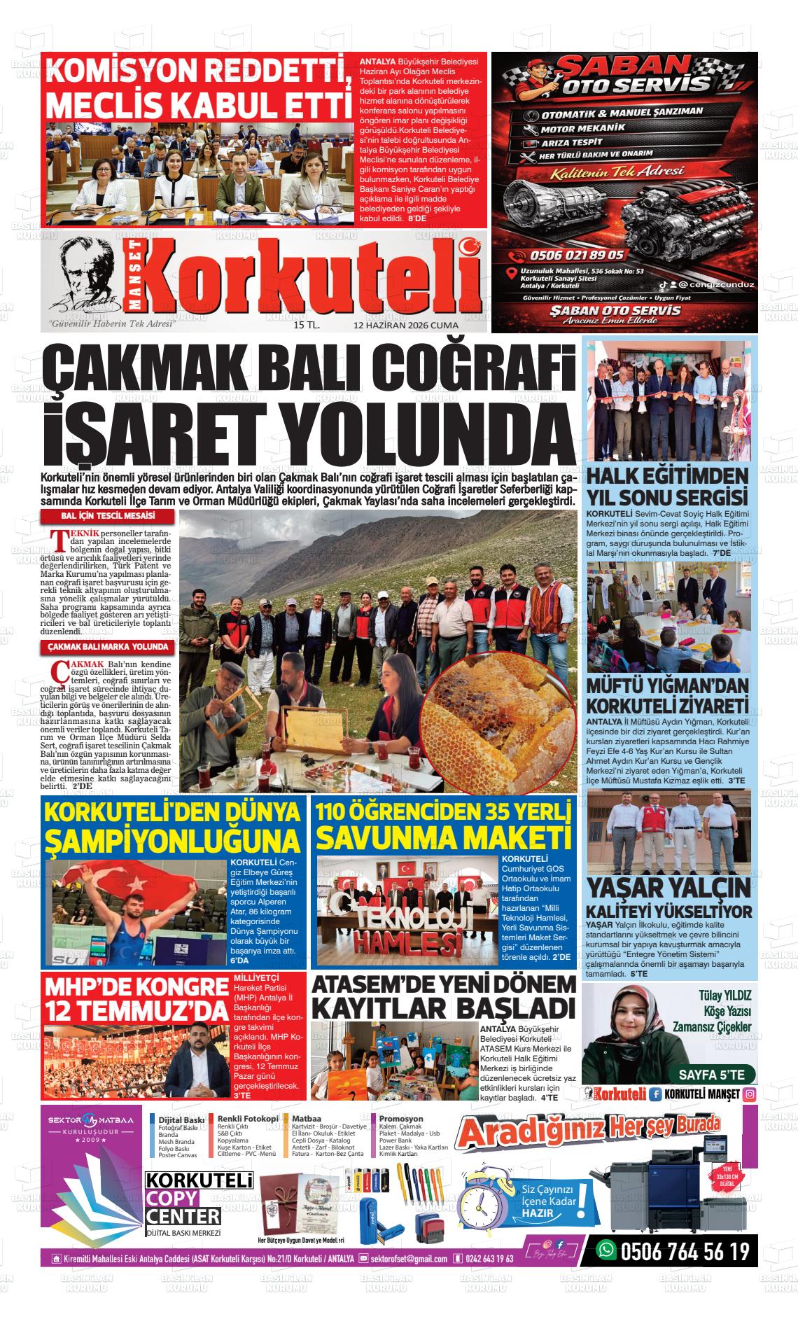 Antalya Korkutelimanset 12.06.2026