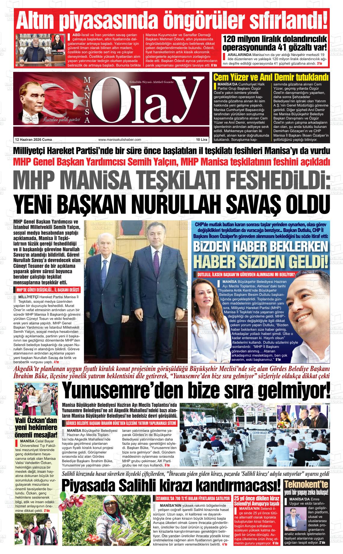 Manisa Olay 12.06.2026