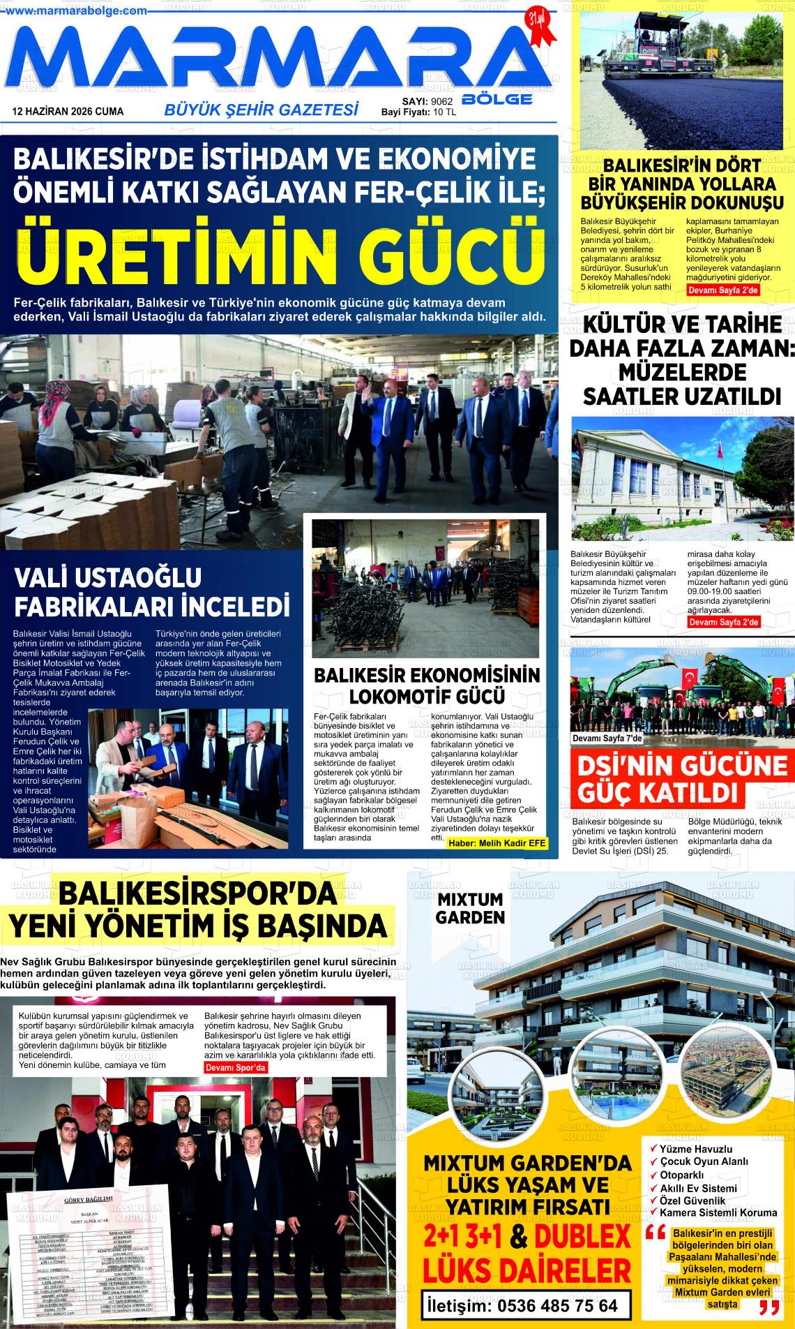 Balikesir Marmarabolge 12.06.2026
