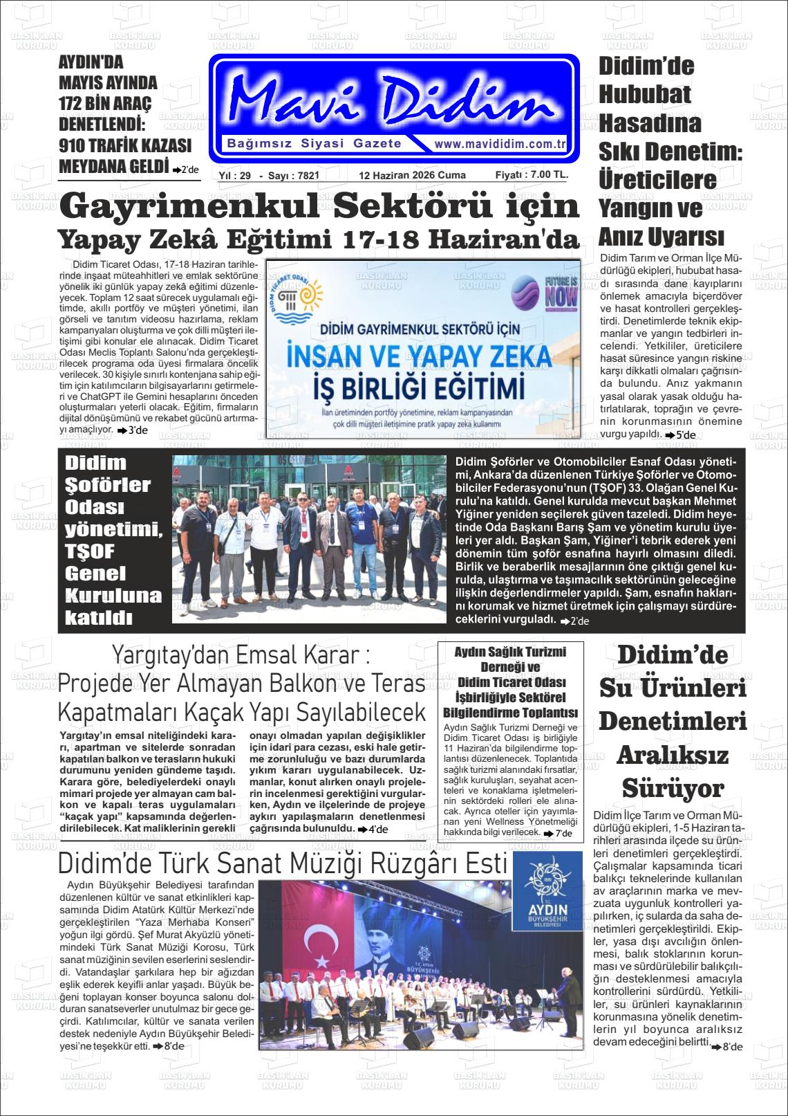 Aydin Mavididim 12.06.2026