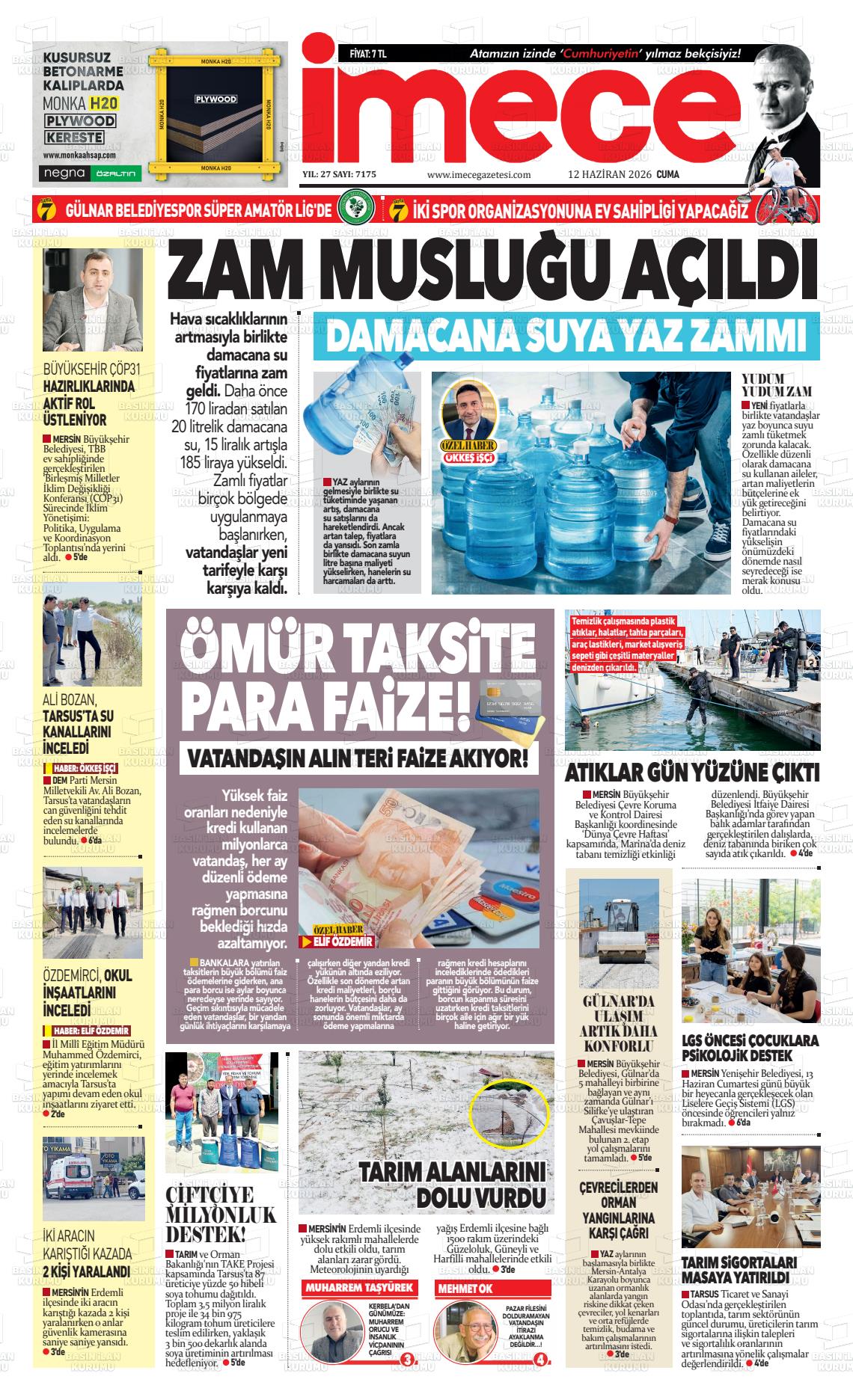 Mersin Imece 12.06.2026