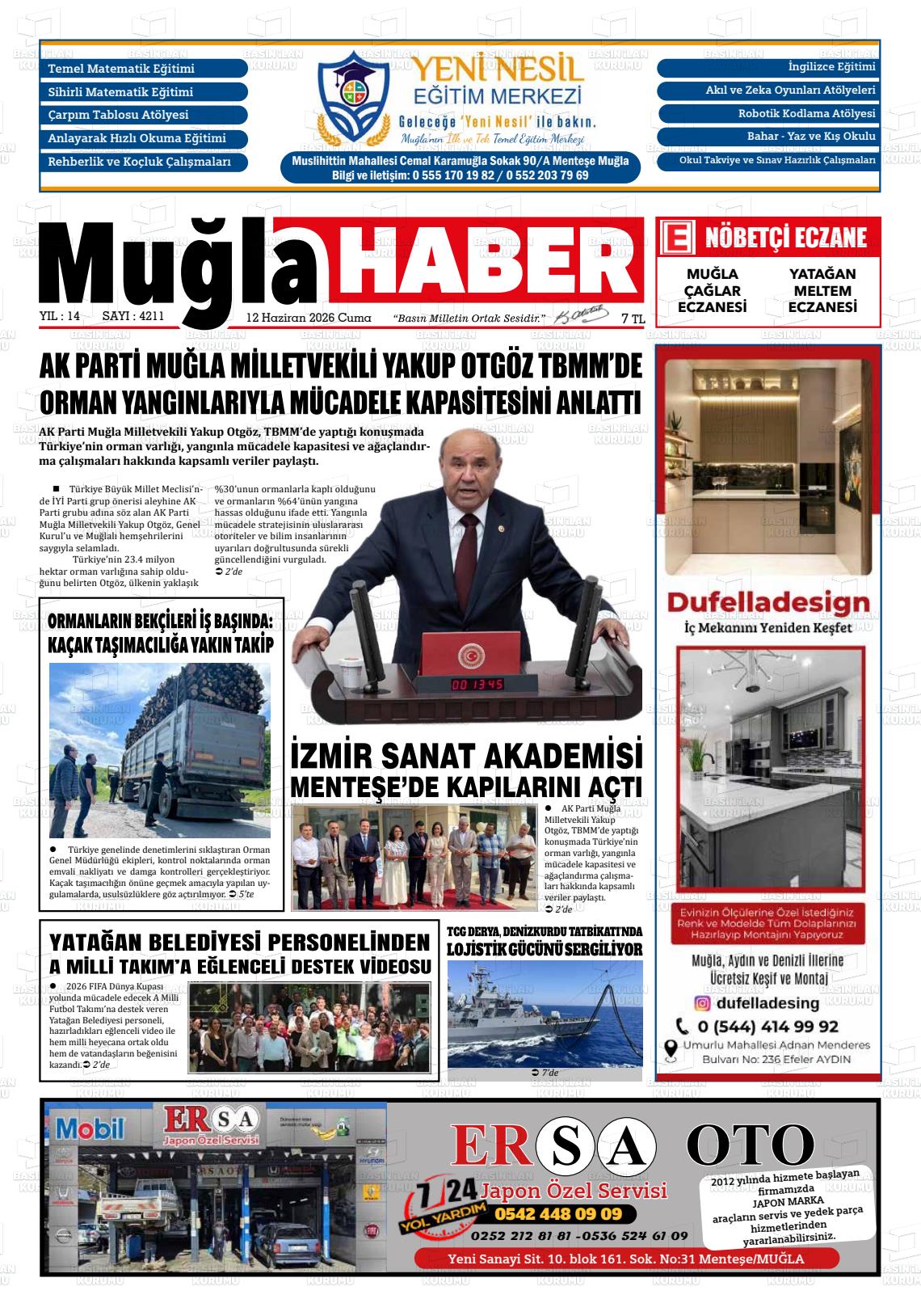 Mugla Haber 12.06.2026