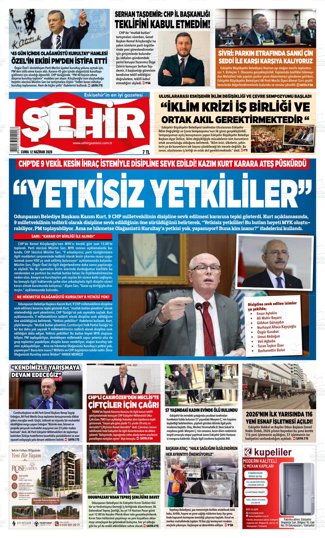 Eskisehir Sehir 12.06.2026