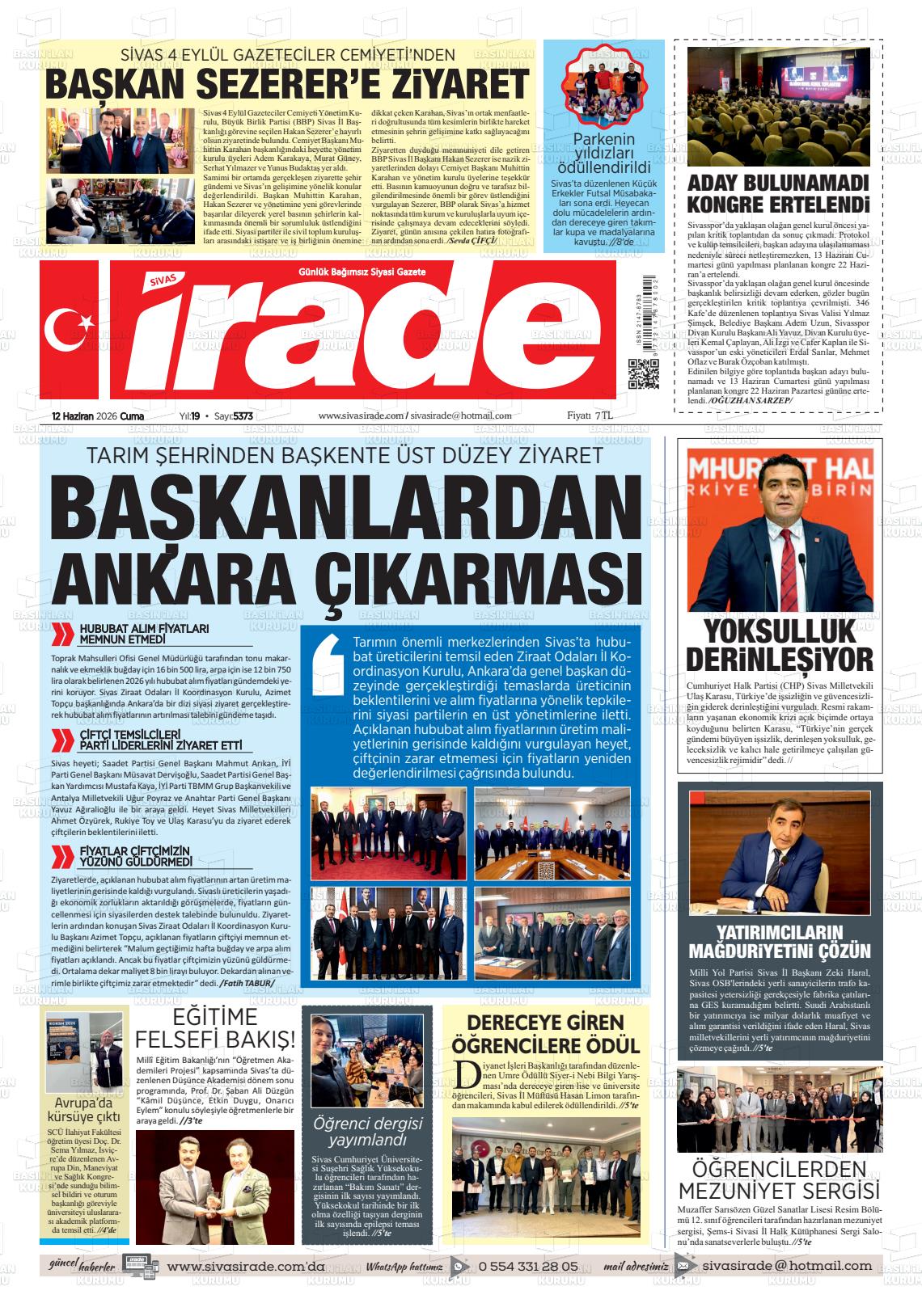Sivas Irade 12.06.2026