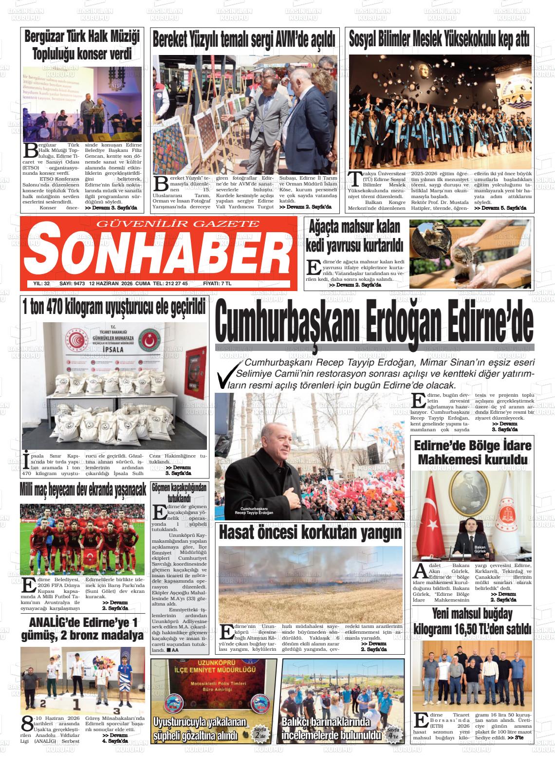 Eskisehir Sonhaber 12.06.2026