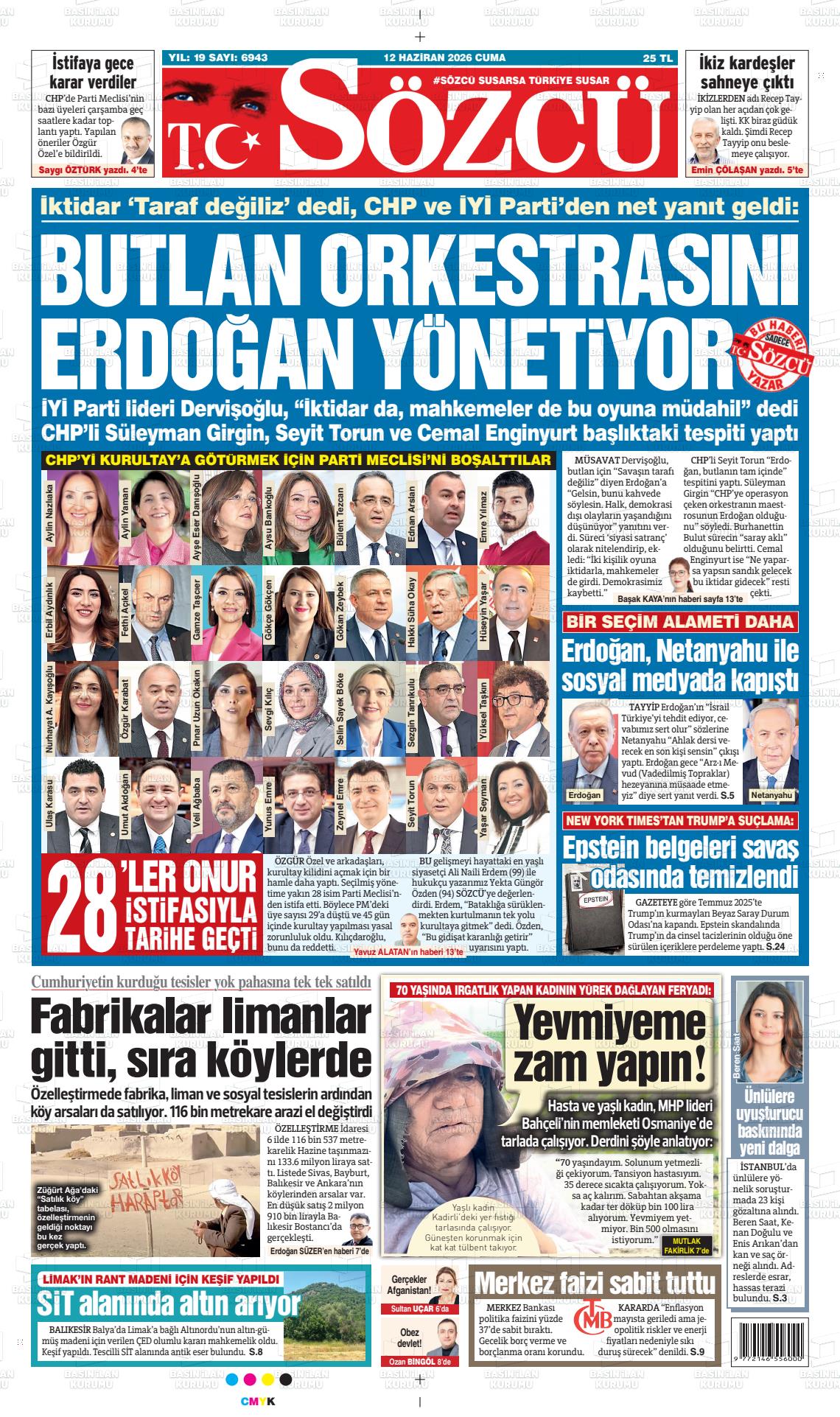 Sözcü Gazetesi 12.06.2026