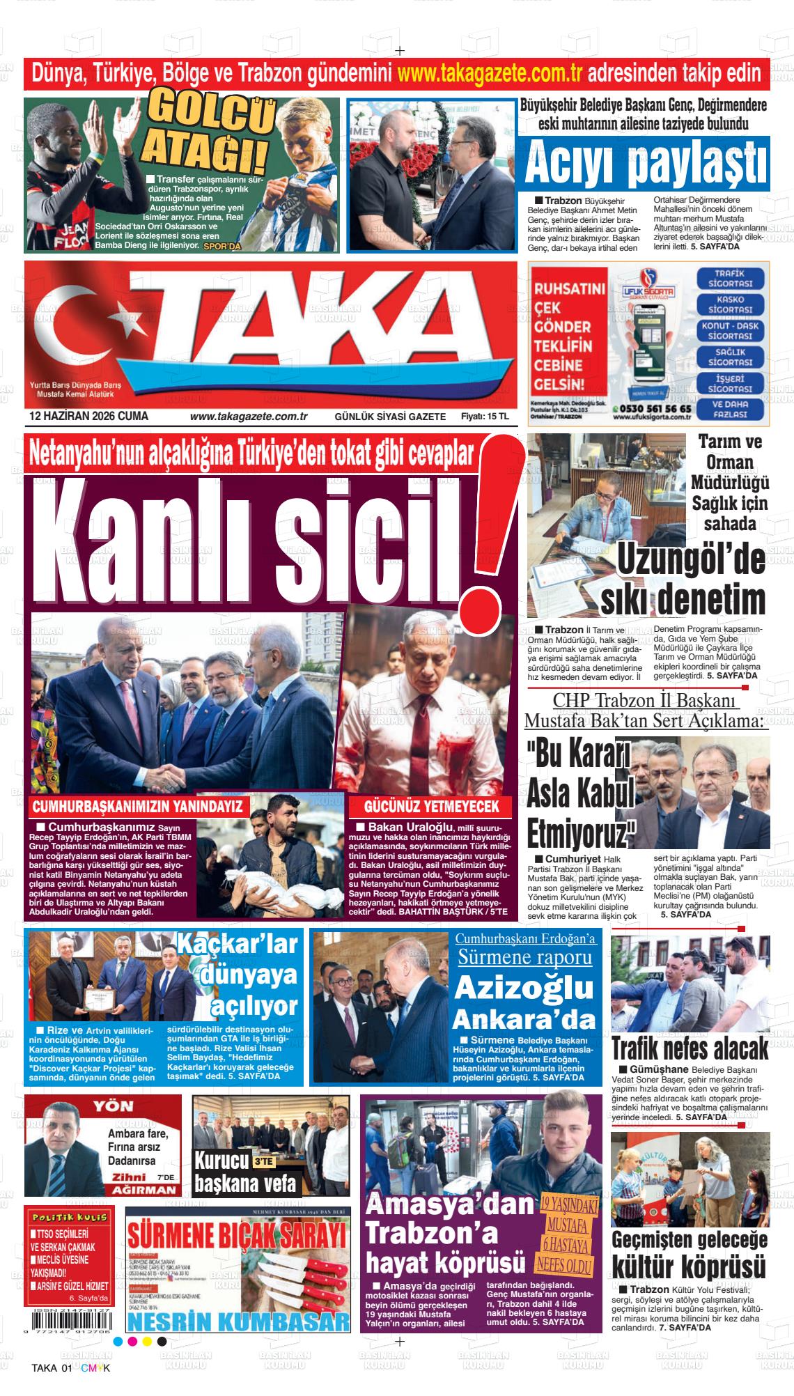 Trabzon Taka 12.06.2026