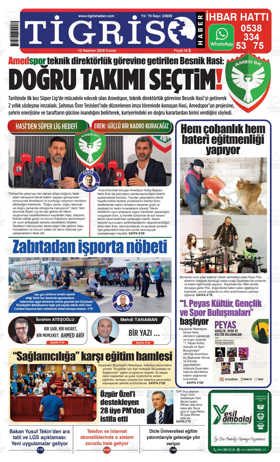 Diyarbakir Tirgis 12.06.2026