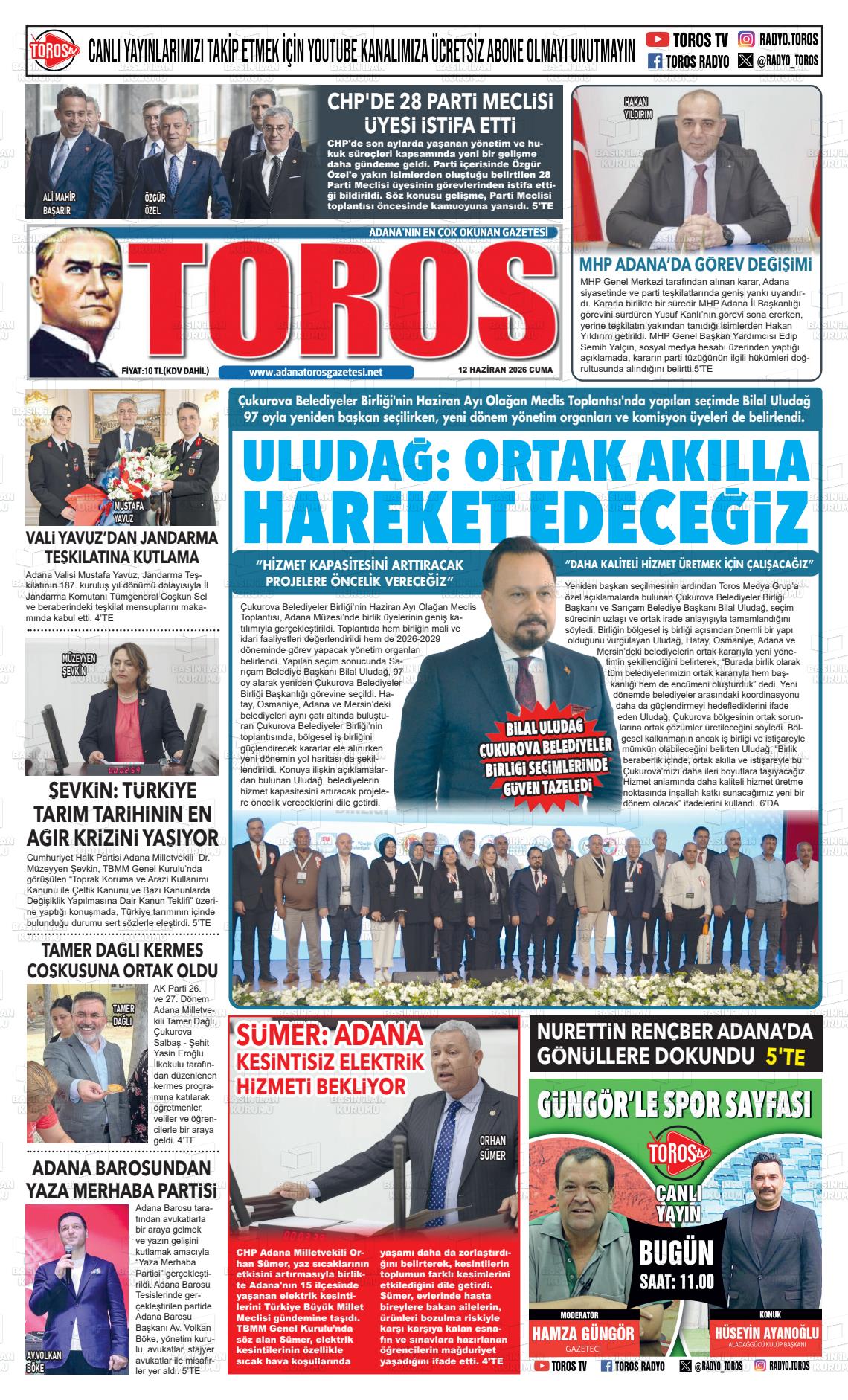 Antalya Toros 12.06.2026