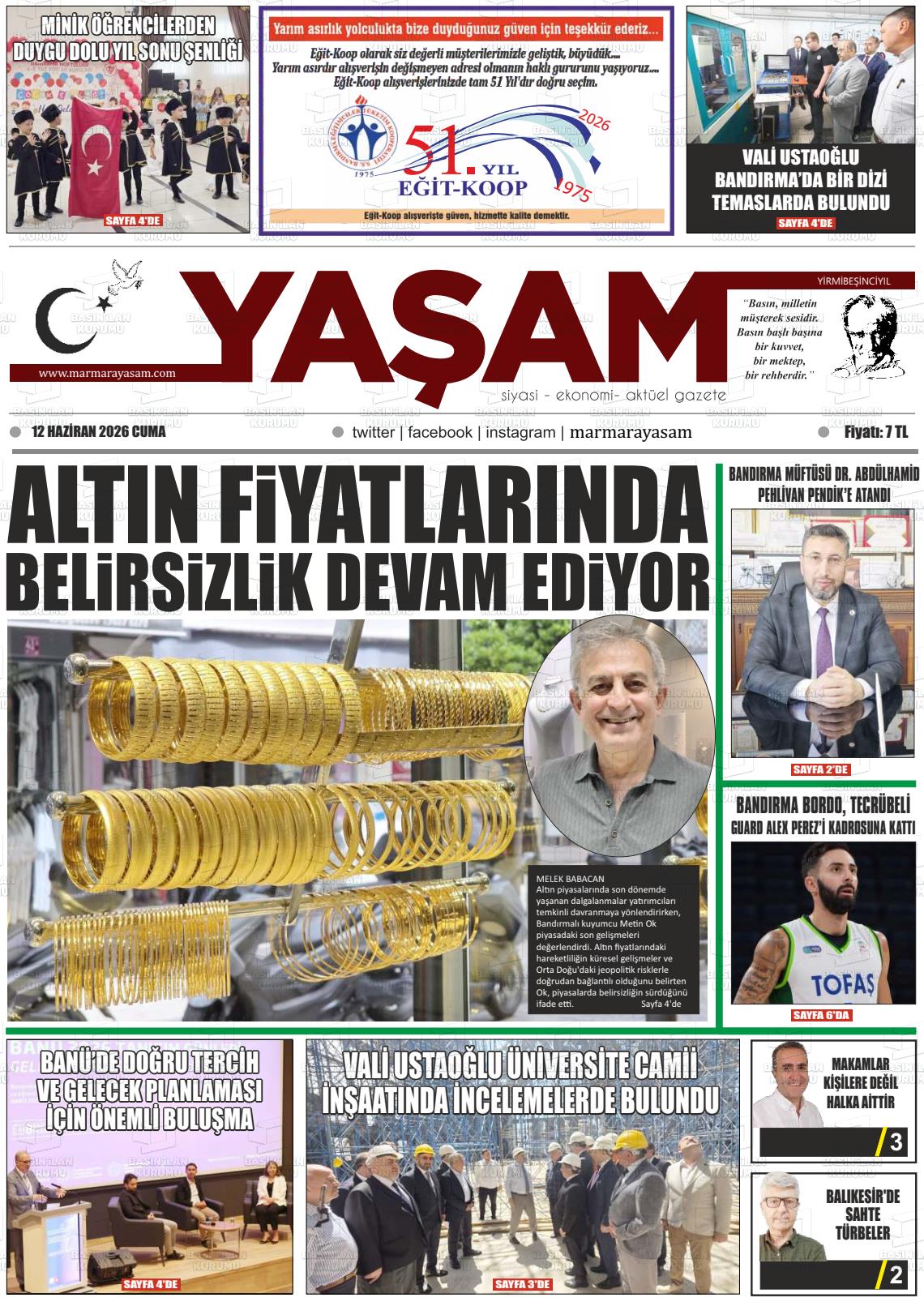 Canakkale Yasam 12.06.2026