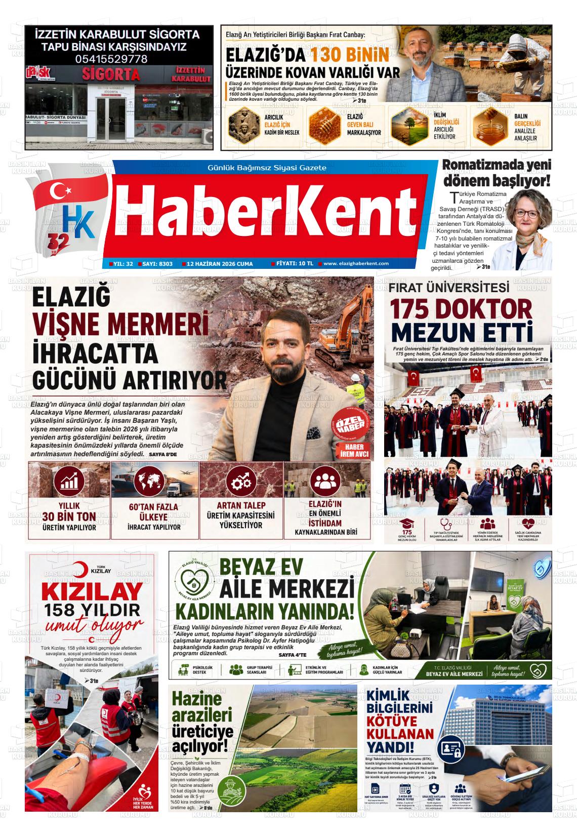 Elazig Yenicag 12.06.2026
