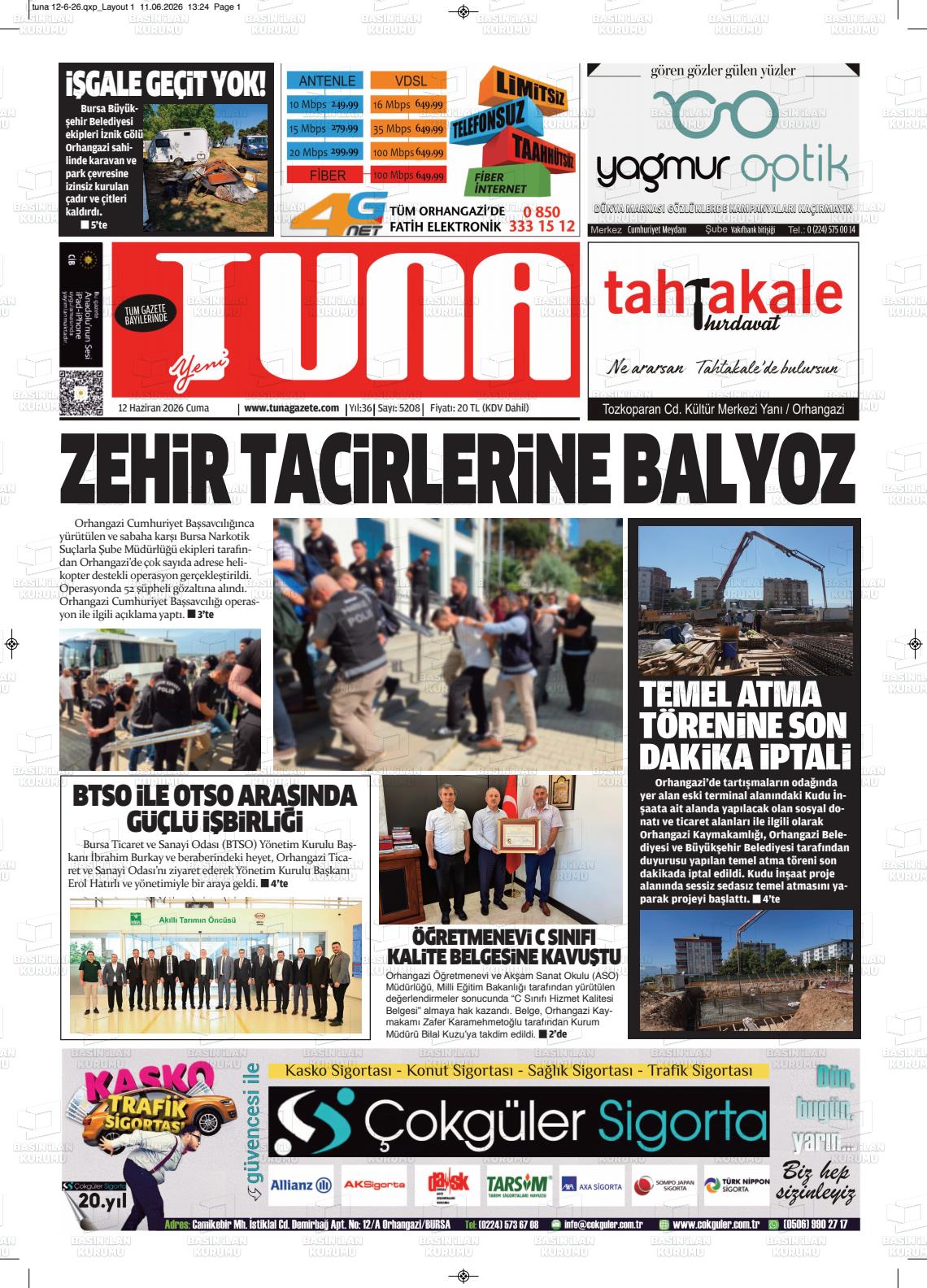 Izmir Yenigun 12.06.2026
